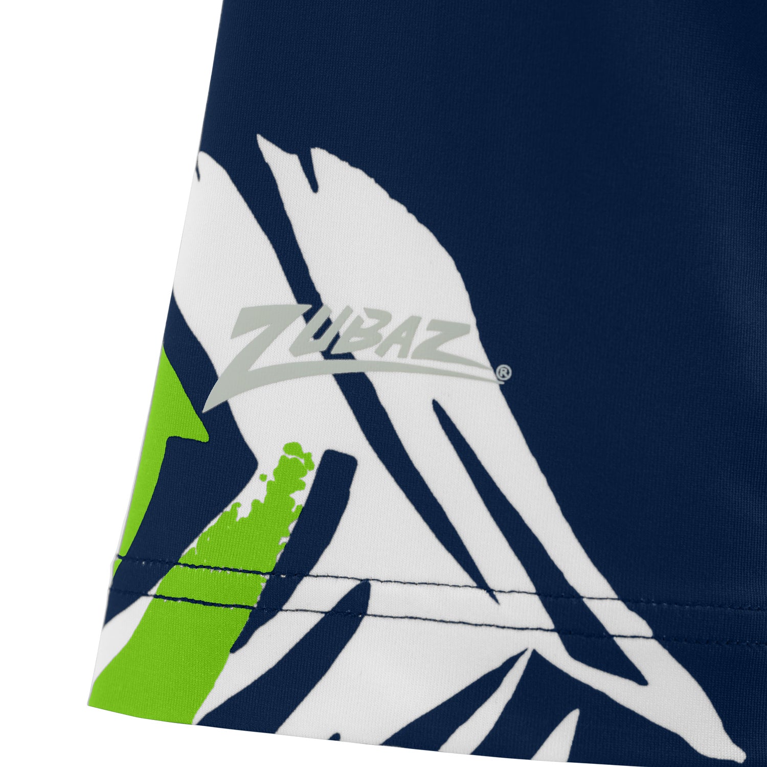 Zubaz NFL Womens Leaf Team Color Script Short Sleeve T-Shirt, Seattle Seahawks