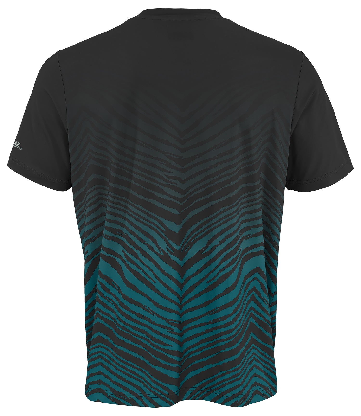 Zubaz NFL Men's Wild Card Zebra Team Color Short SleeveT Shirt, Philadelphia Eagles