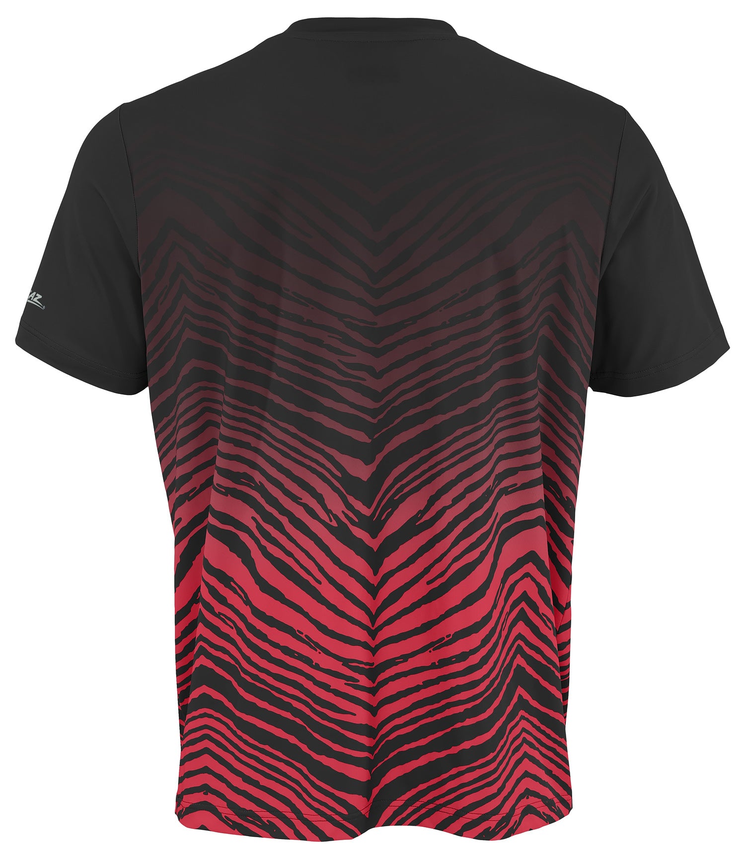Zubaz NFL Men's Wild Card Zebra Team Color Short SleeveT Shirt, Tampa Bay Buccaneers