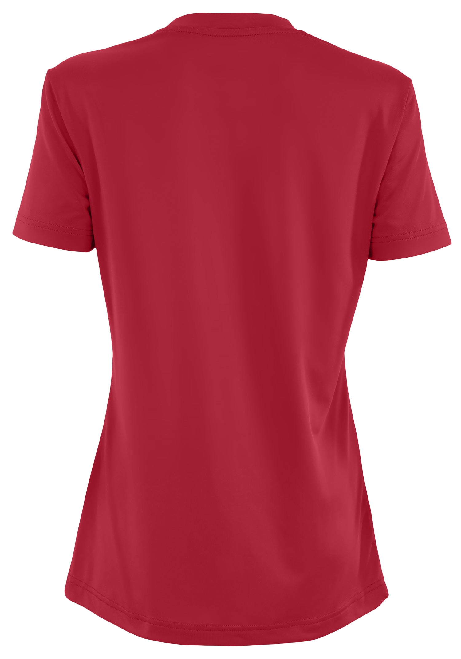 Zubaz NFL Women's Quarterback Team Color Short Sleeve T-Shirt, Arizona Cardinals