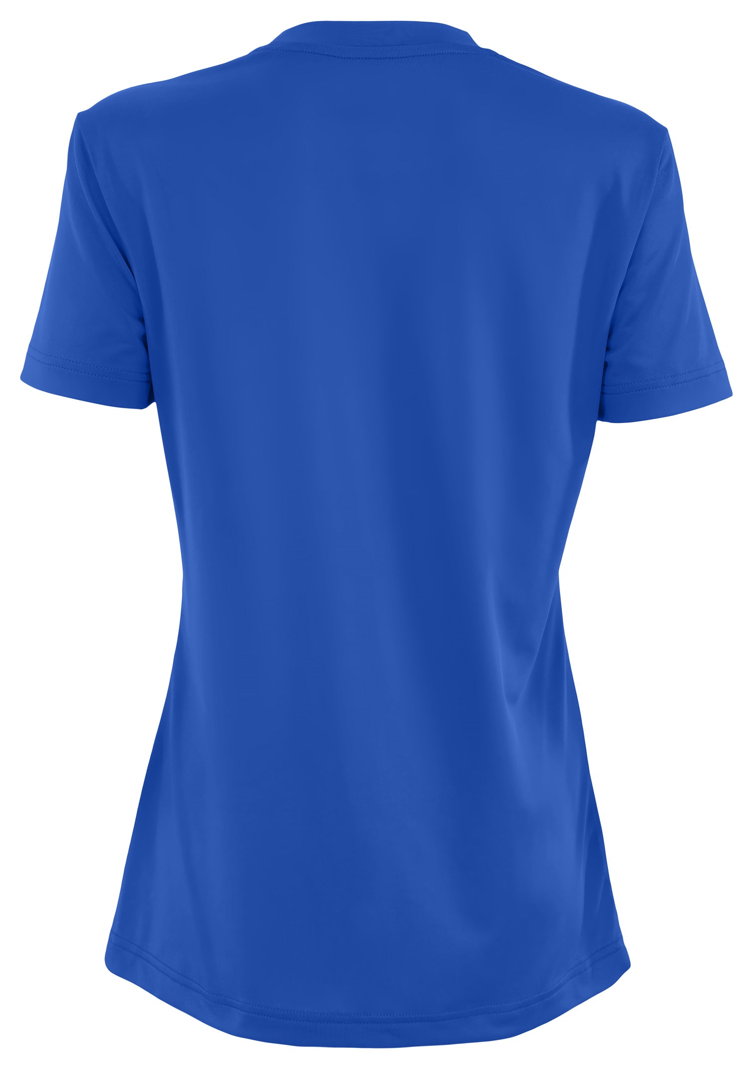 Zubaz NFL Women's Quarterback Team Color Short Sleeve T-Shirt, Buffalo Bills