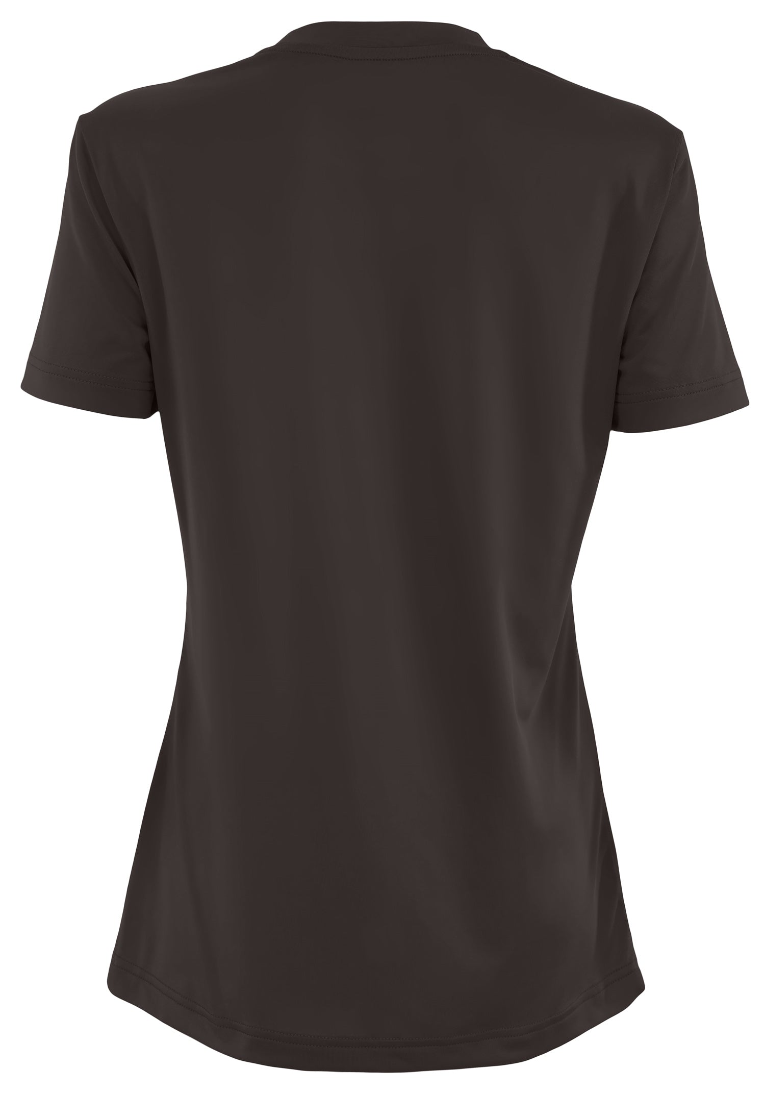 Zubaz NFL Women's Quarterback Team Color Short Sleeve T-Shirt, Cleveland Browns