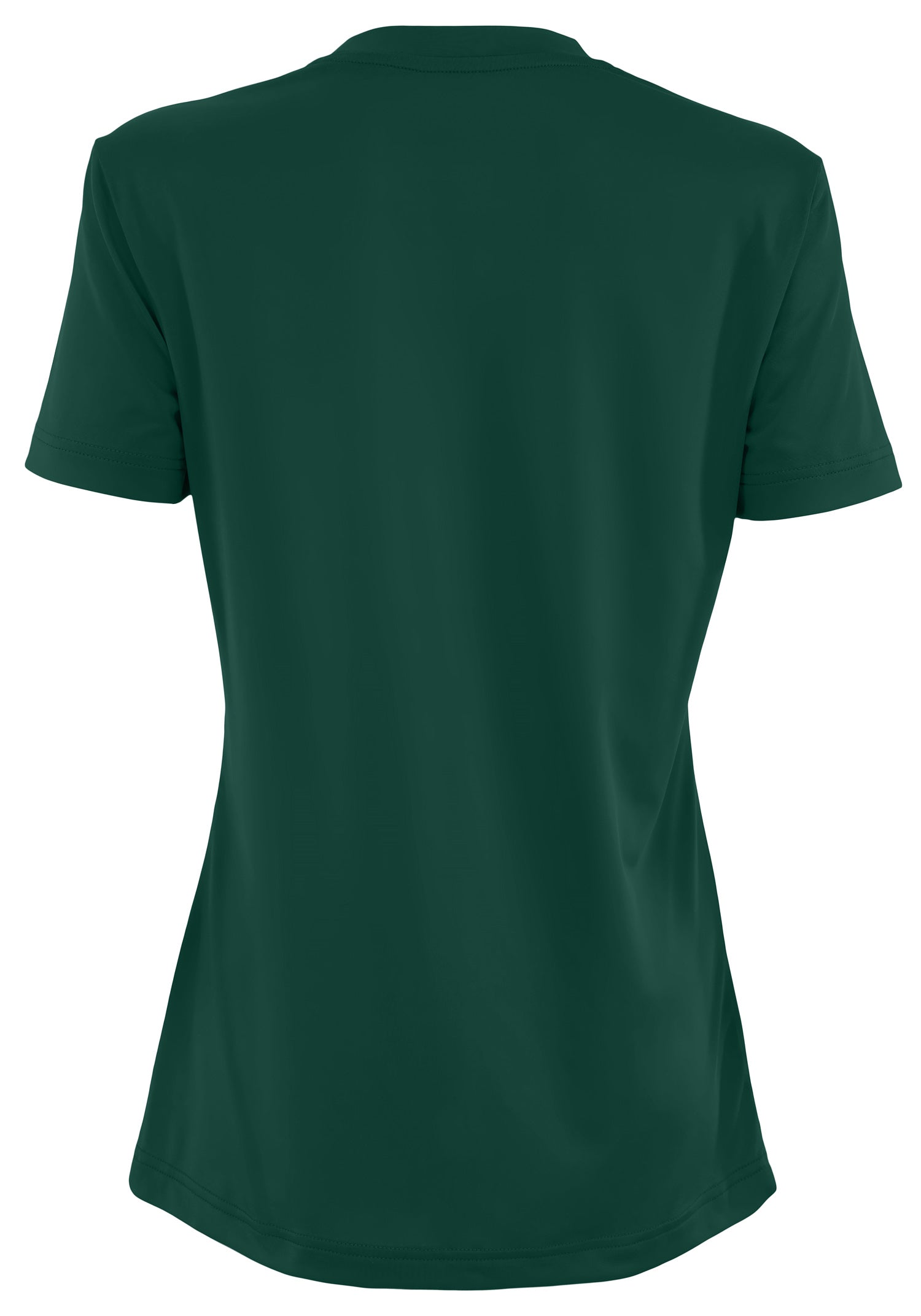 Zubaz NFL Women's Quarterback Team Color Short Sleeve T-Shirt, Green Bay Packers