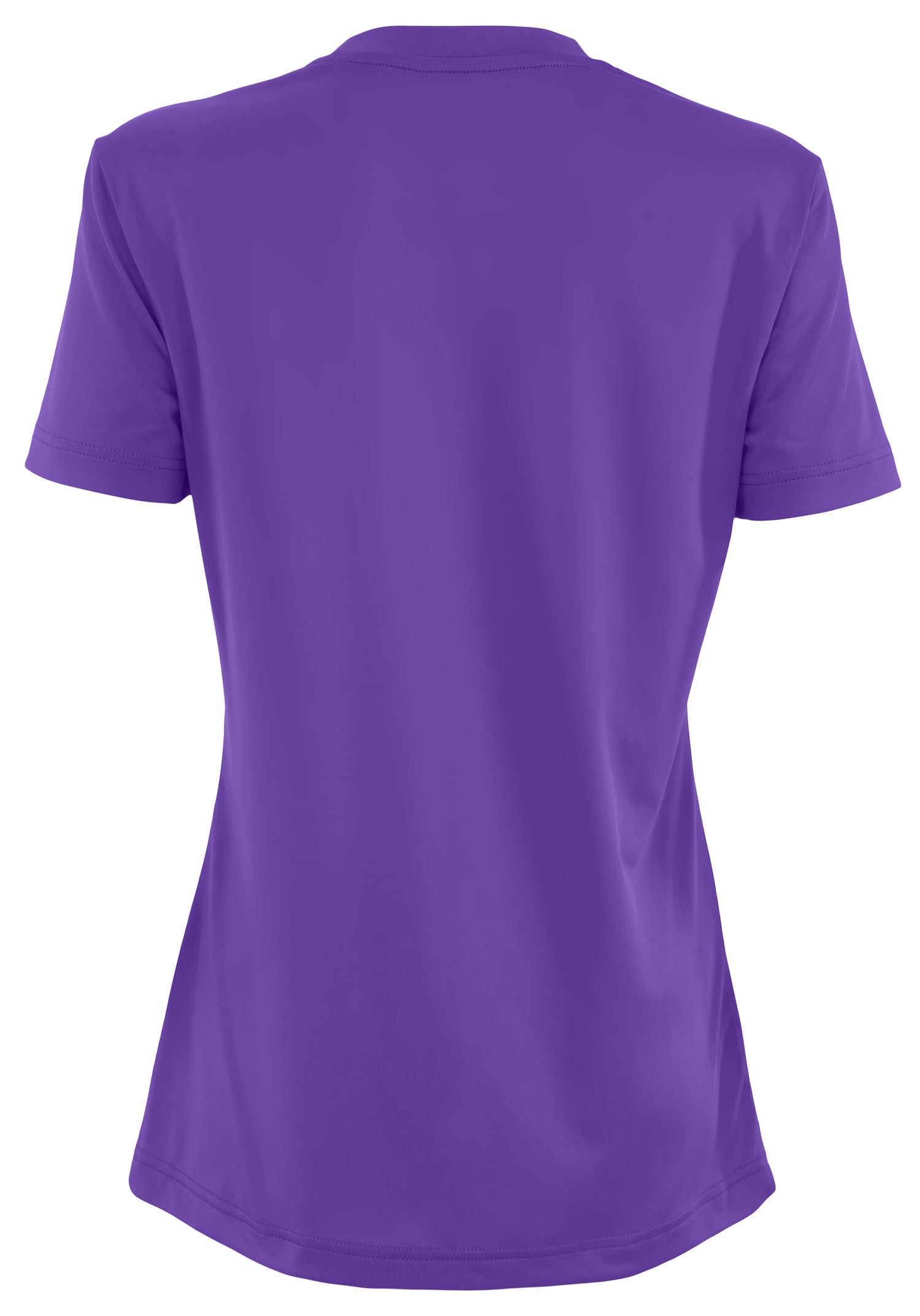 Zubaz NFL Women's Quarterback Team Color Short Sleeve T-Shirt, Minnesota Vikings