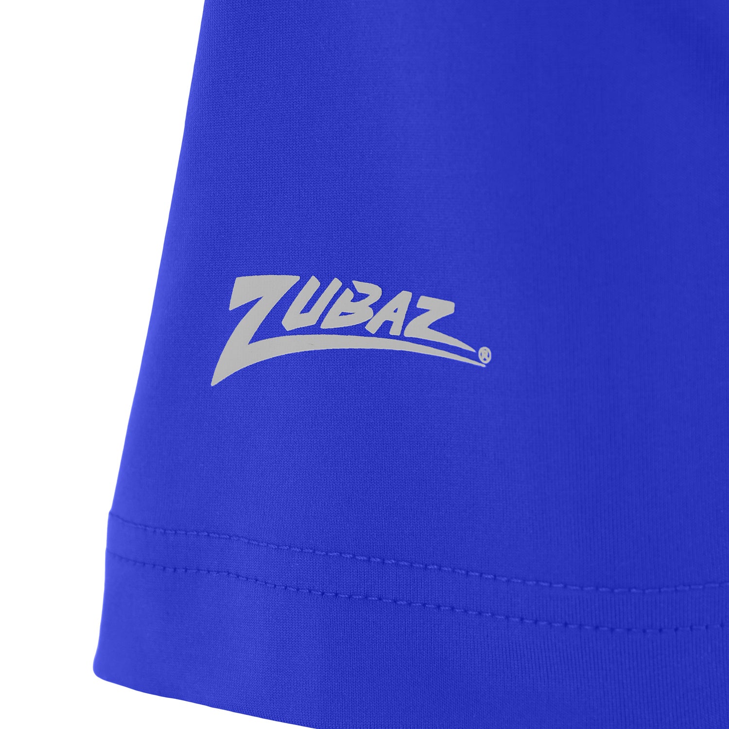 Zubaz NFL Women's Quarterback Team Color Short Sleeve T-Shirt, New York Giants
