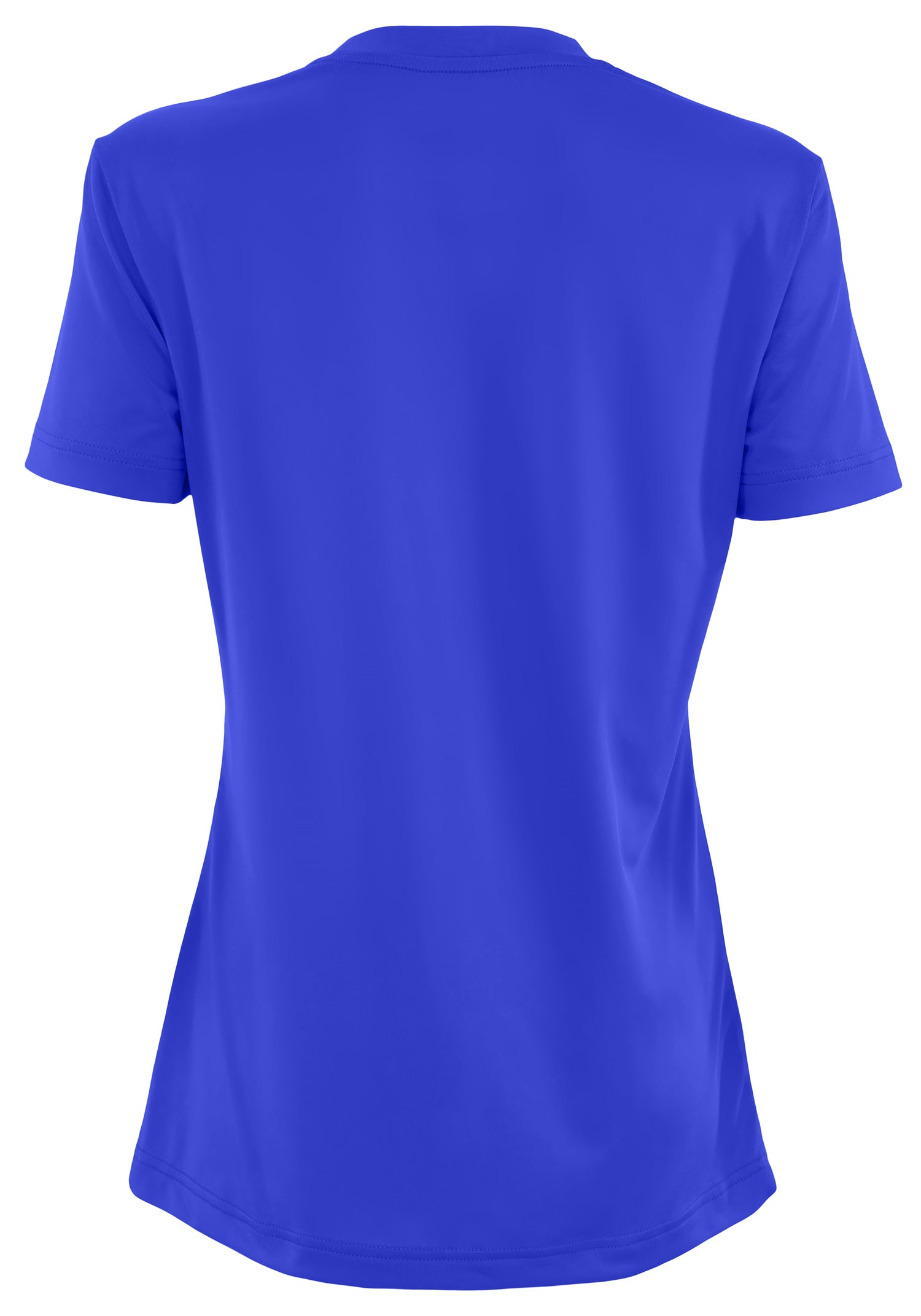 Zubaz NFL Women's Quarterback Team Color Short Sleeve T-Shirt, New York Giants