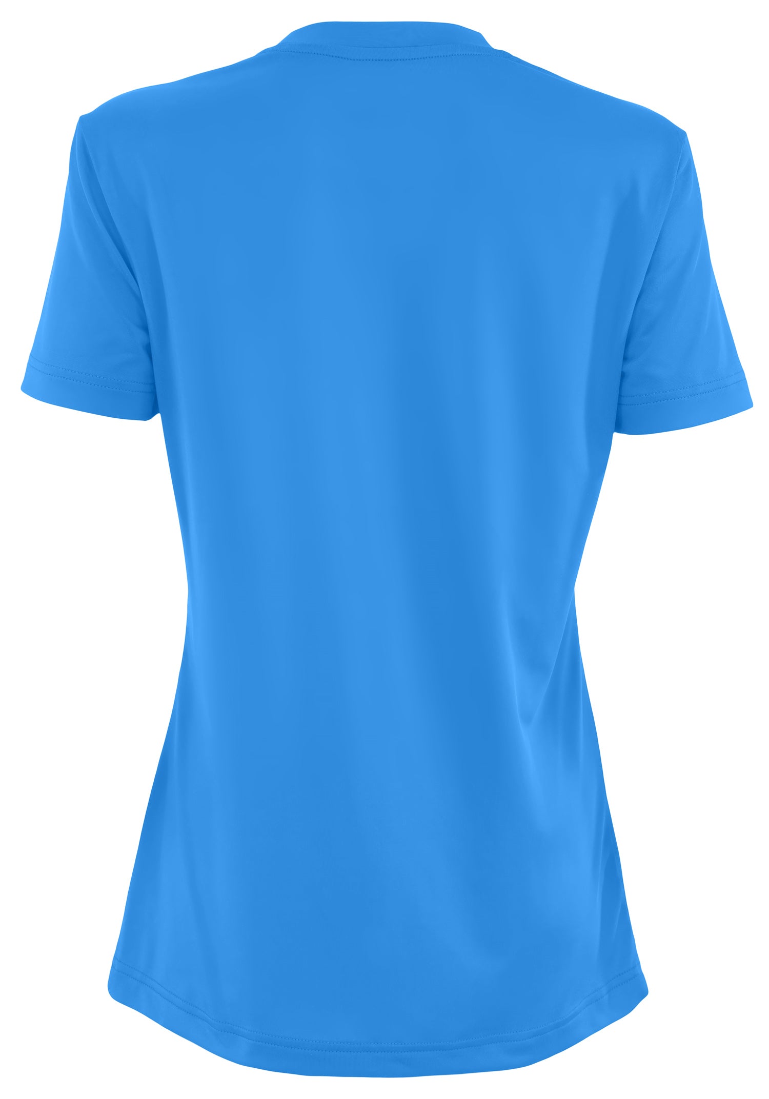 Zubaz NFL Women's Quarterback Team Color Short Sleeve T-Shirt, Tennessee Titans