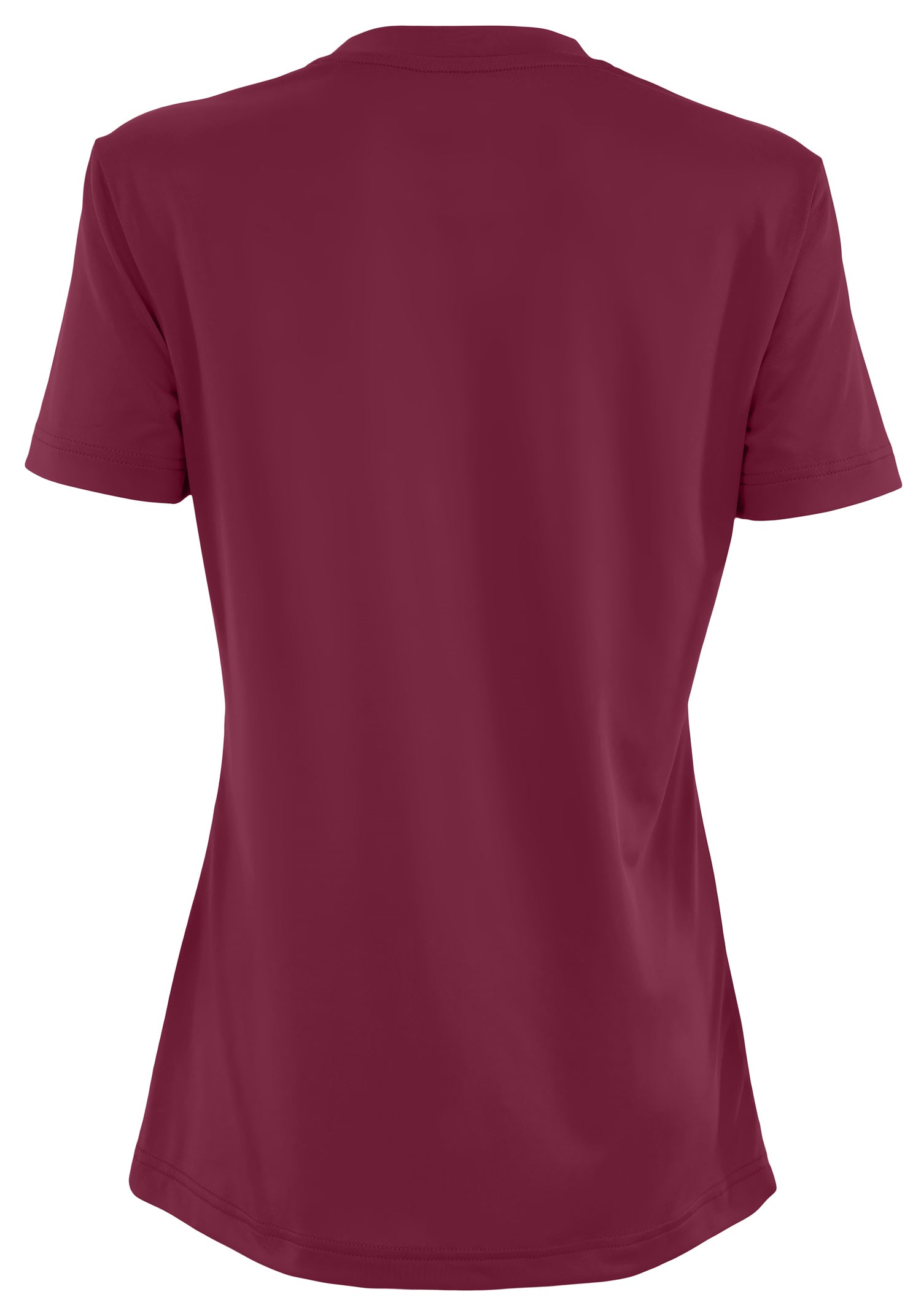 Zubaz NFL Women's Quarterback Team Color Short Sleeve T-Shirt, Washington Commanders