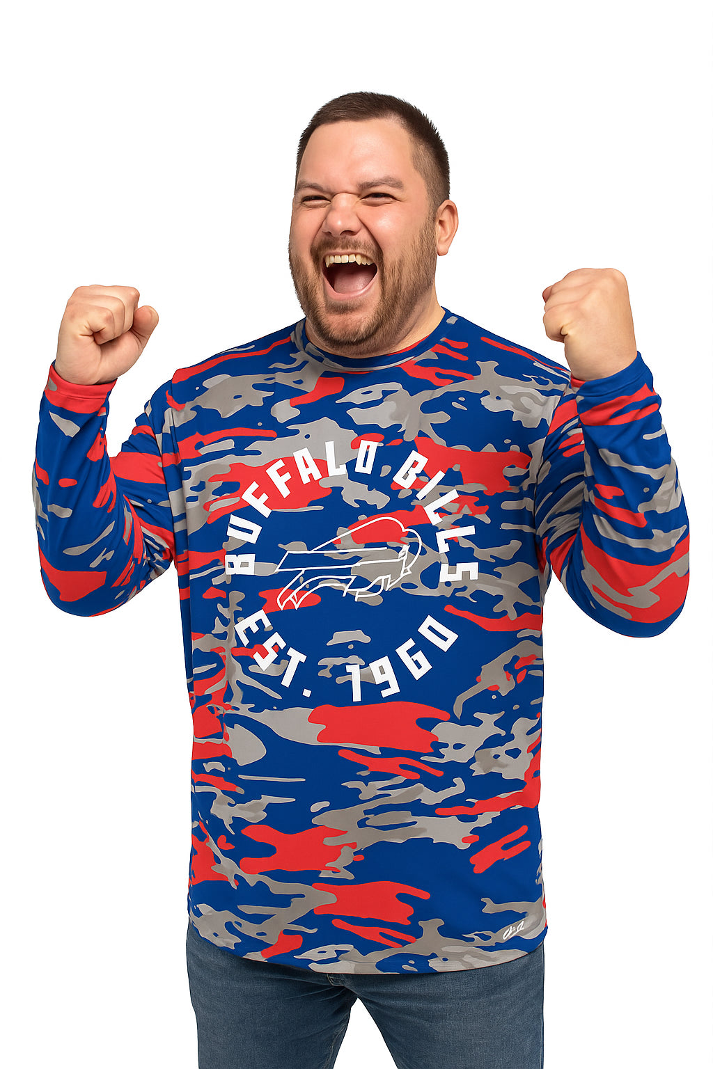 Zubaz NFL UNISEX Z88 Kids Zebra 3C Embroidered Pant, BUFFALO BILLS