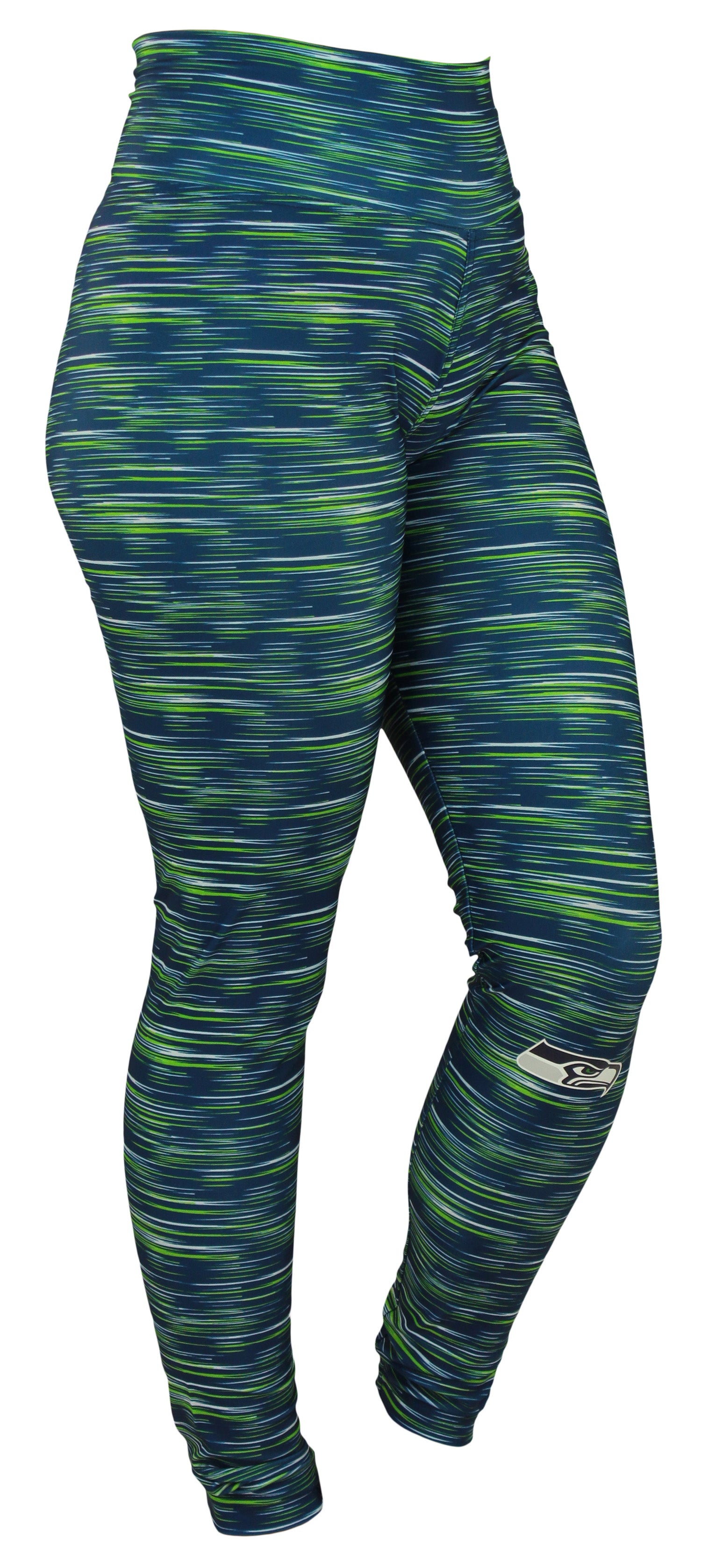 Zubaz NFL Football Women's Seattle Seahawks Space Dye Legging