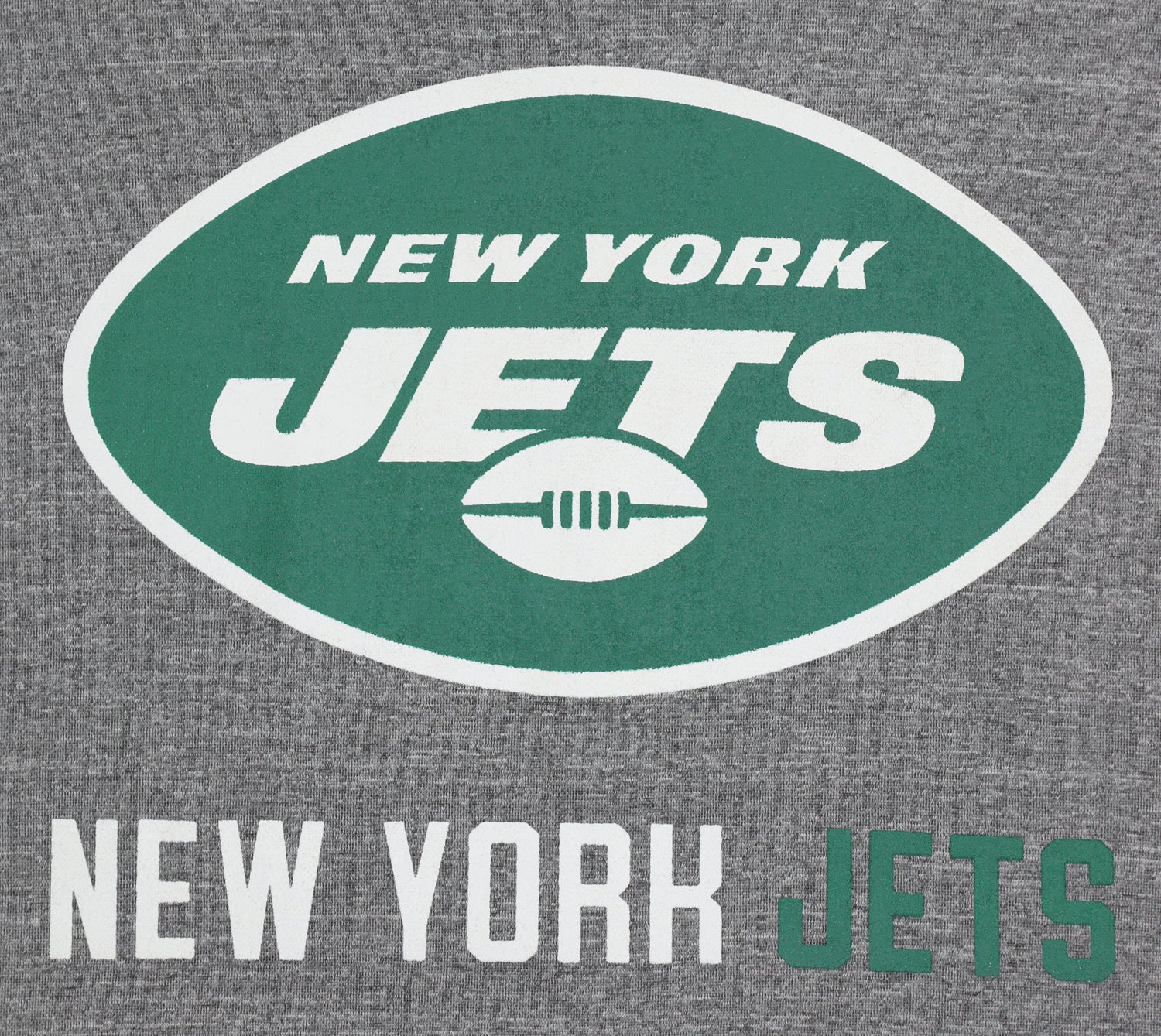 Zubaz NFL New York Jets Men's Gray Team Name and Logo Zebra Hoodie