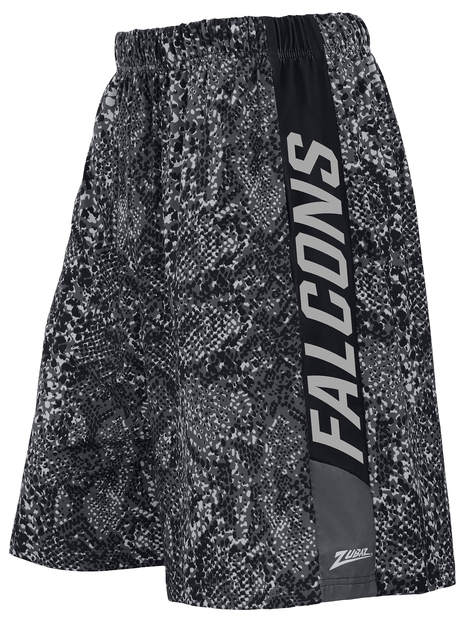 Zubaz NFL   Post Tonal Short 9in, ATLANTA FALCONS