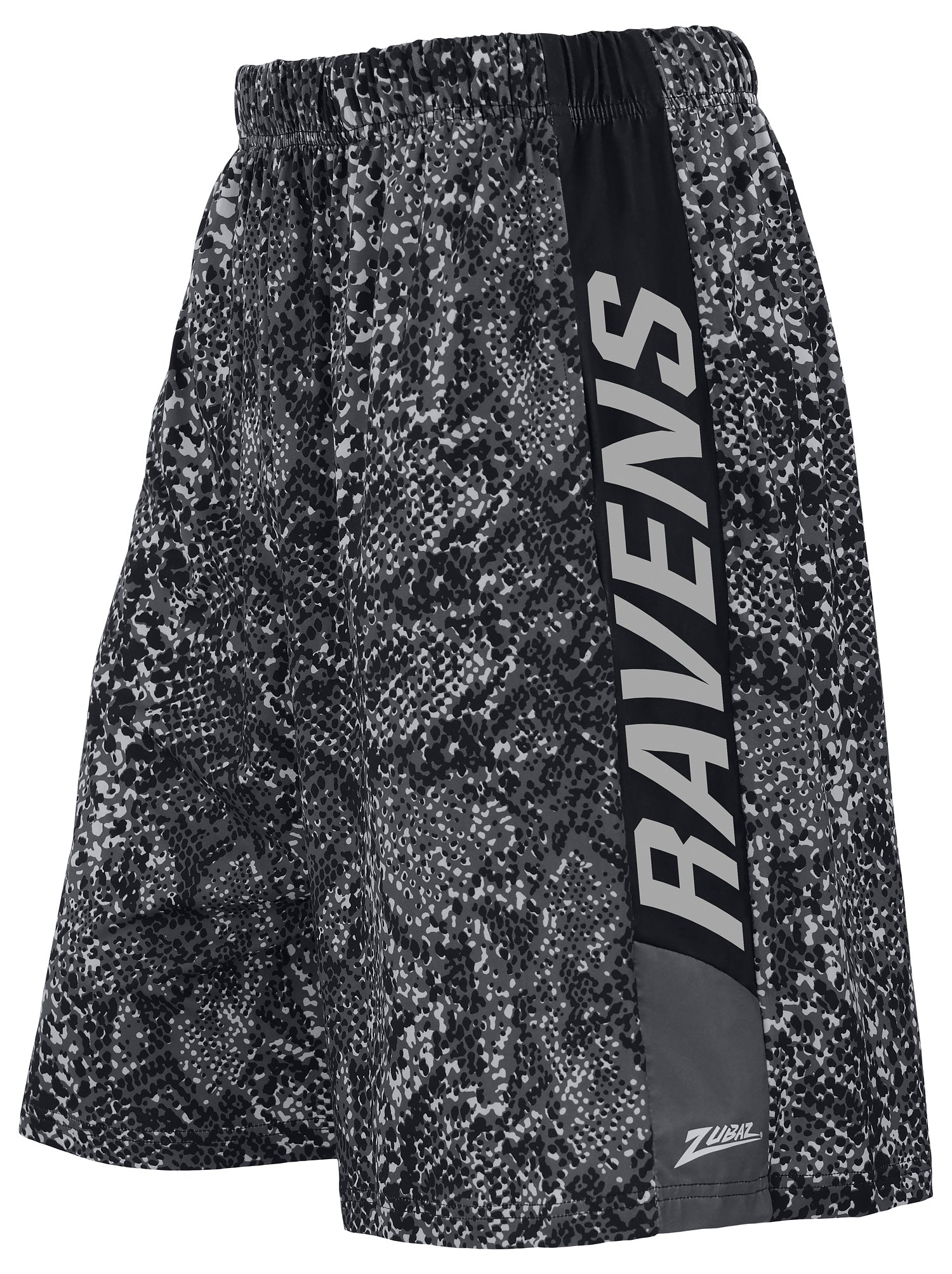 Zubaz NFL   Post Tonal Short 9in, BALTIMORE RAVENS