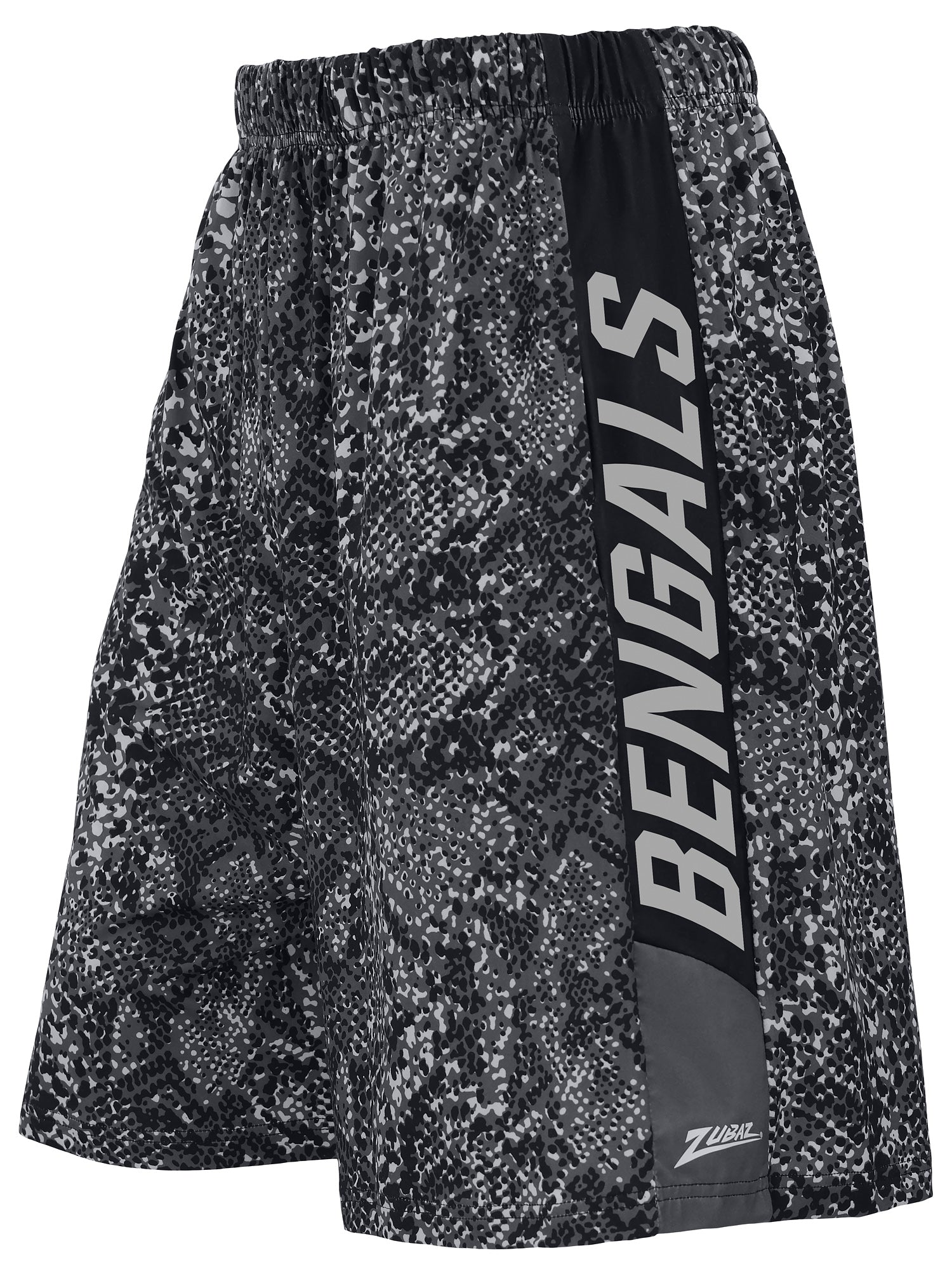 Zubaz NFL   Post Tonal Short 9in, CINCINNATI BENGALS
