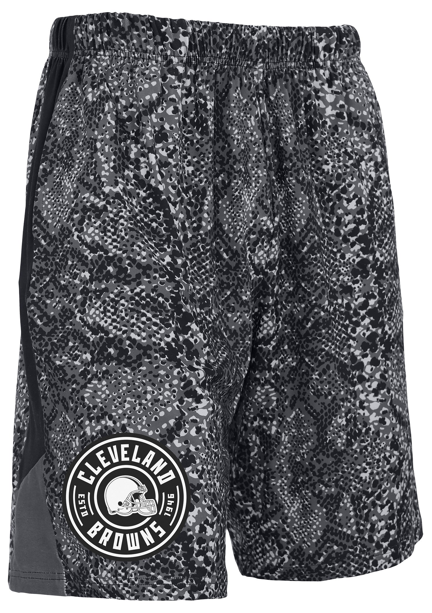 Zubaz NFL   Post Tonal Short 9in, CLEVELAND BROWNS
