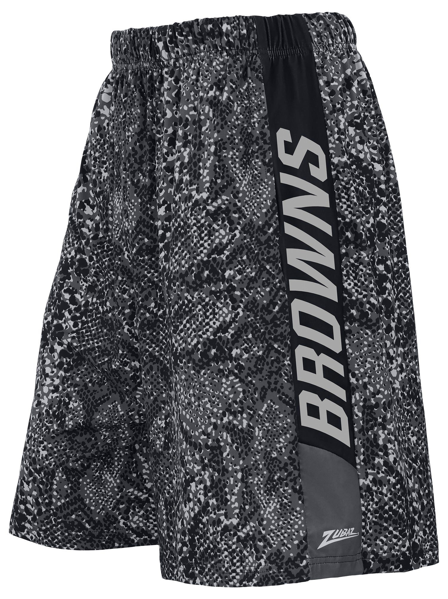 Zubaz NFL   Post Tonal Short 9in, CLEVELAND BROWNS