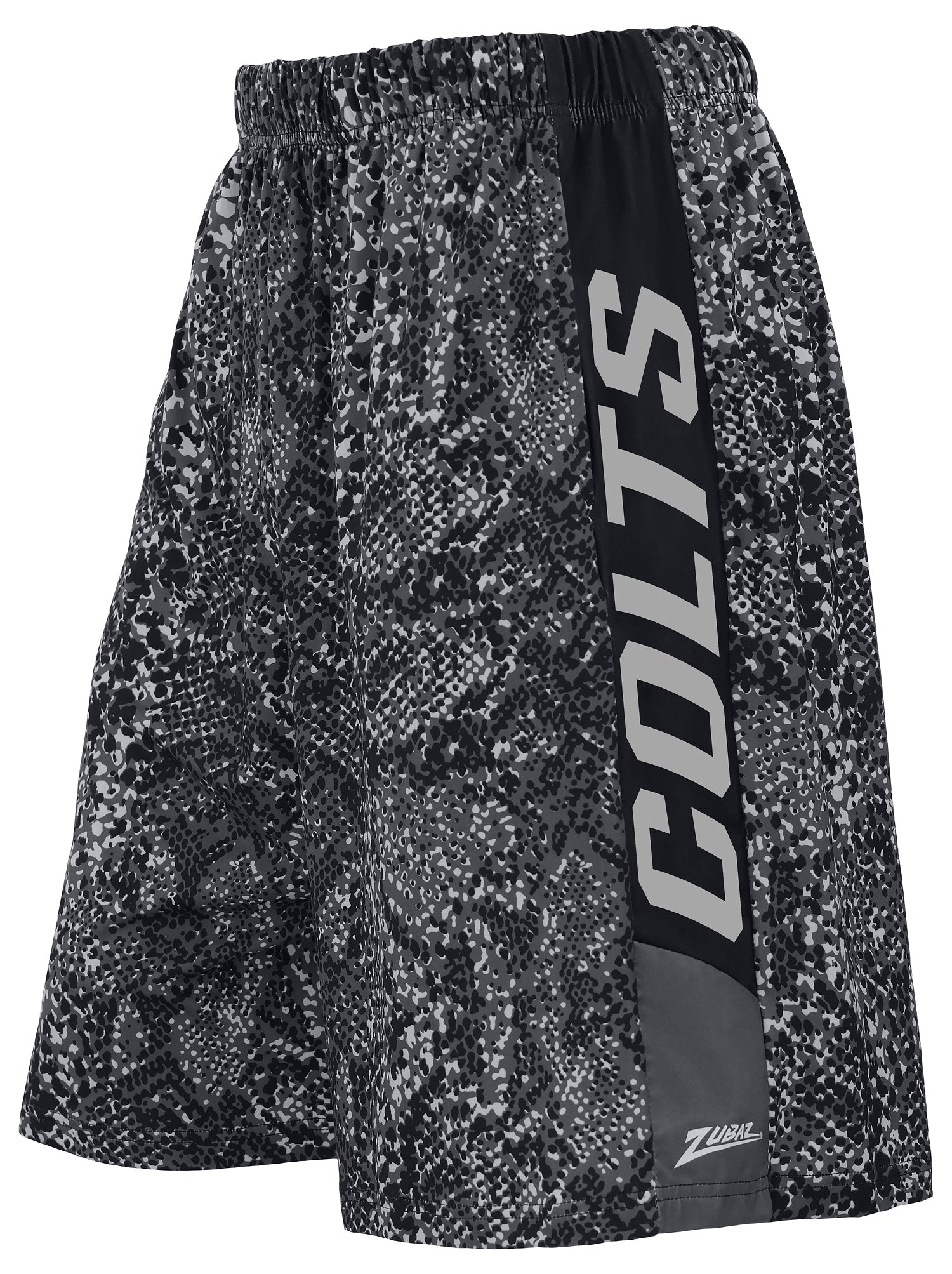 Zubaz NFL   Post Tonal Short 9in, INDIANAPOLIS COLTS