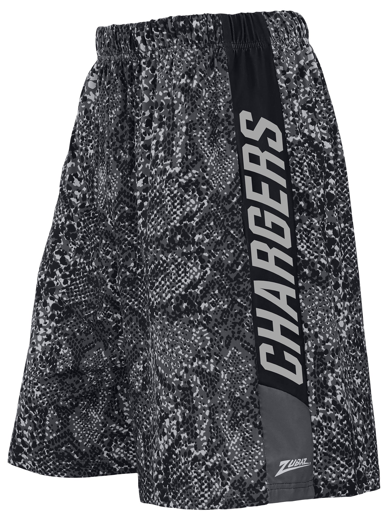 Zubaz NFL   Post Tonal Short 9in, LOS ANGELES CHARGERS