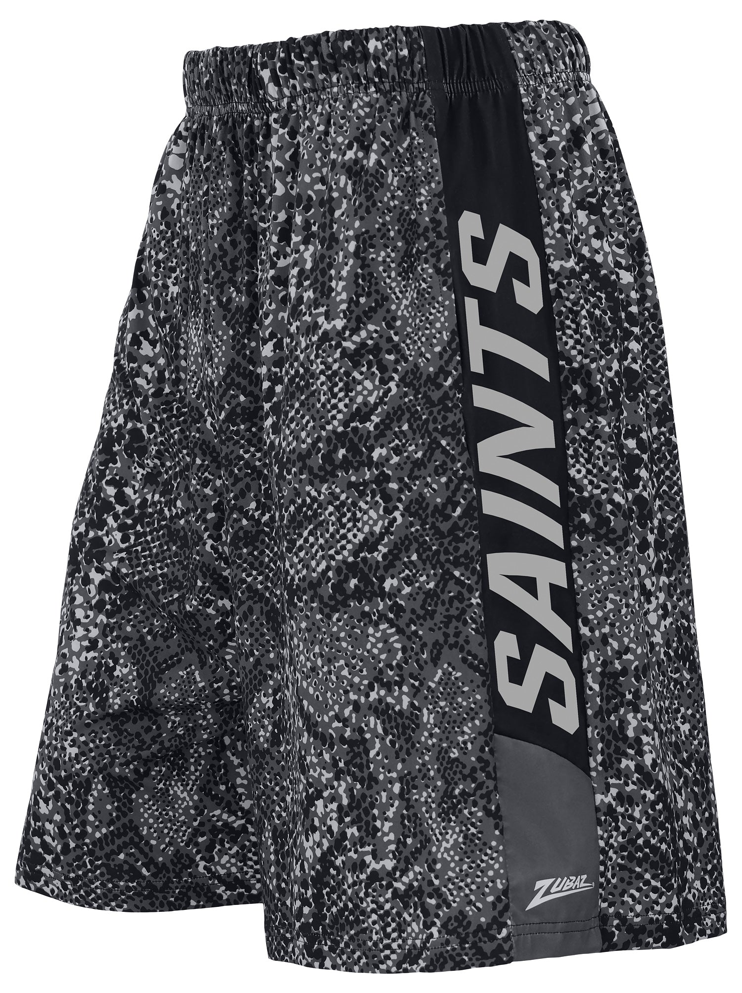 Zubaz NFL   Post Tonal Short 9in, NEW ORLEANS SAINTS