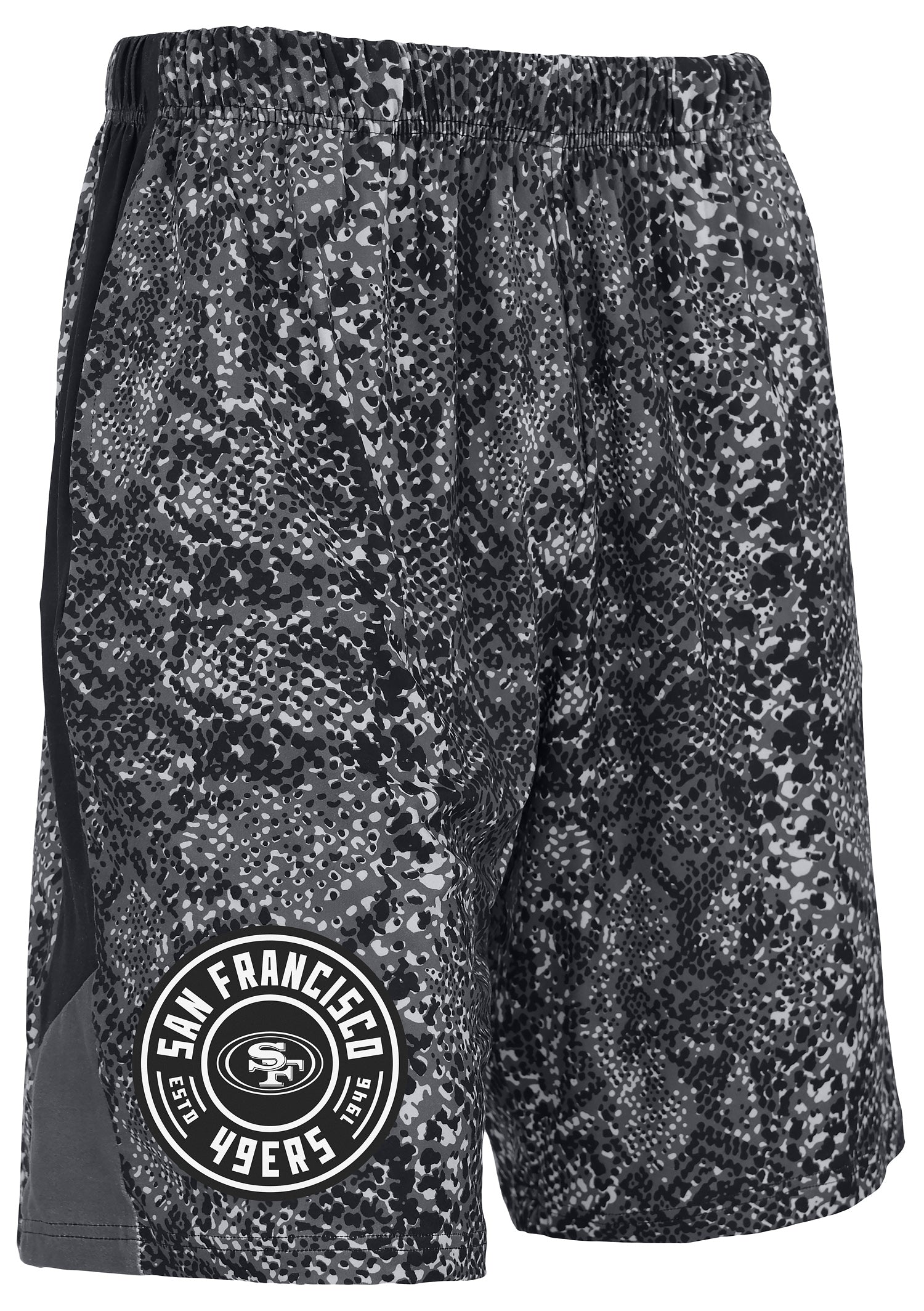 Zubaz NFL   Post Tonal Short 9in, SAN FRANCISCO 49ERS