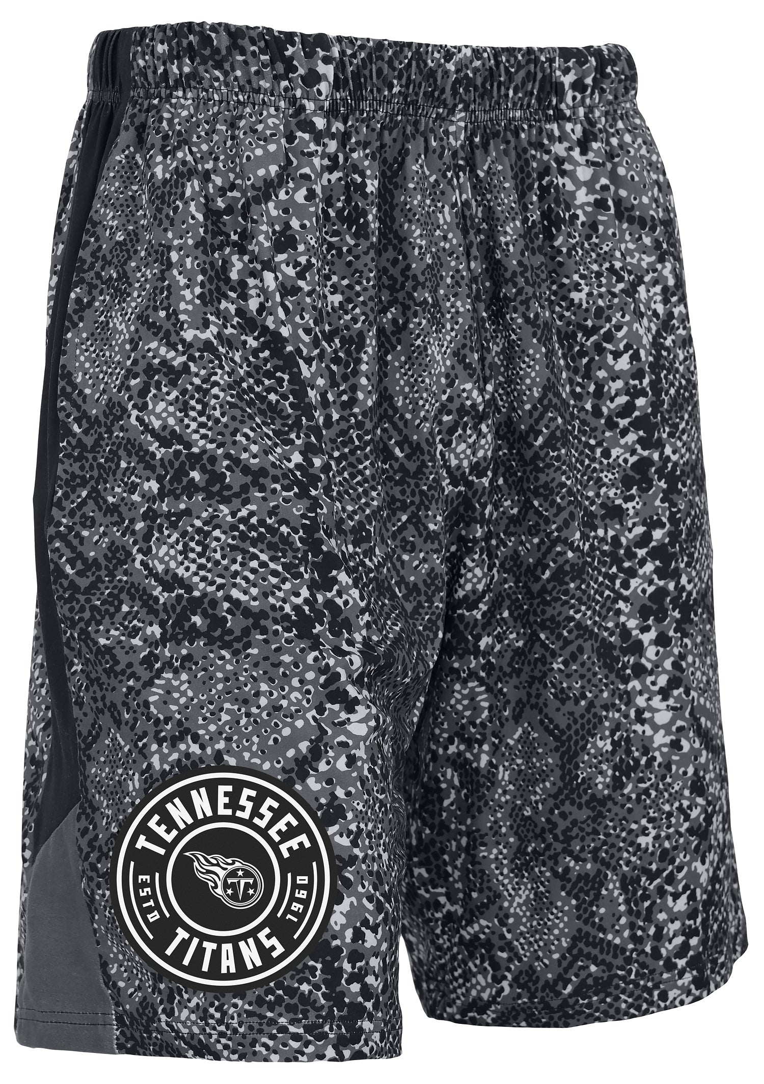 Zubaz NFL   Post Tonal Short 9in, TENNESSEE TITANS
