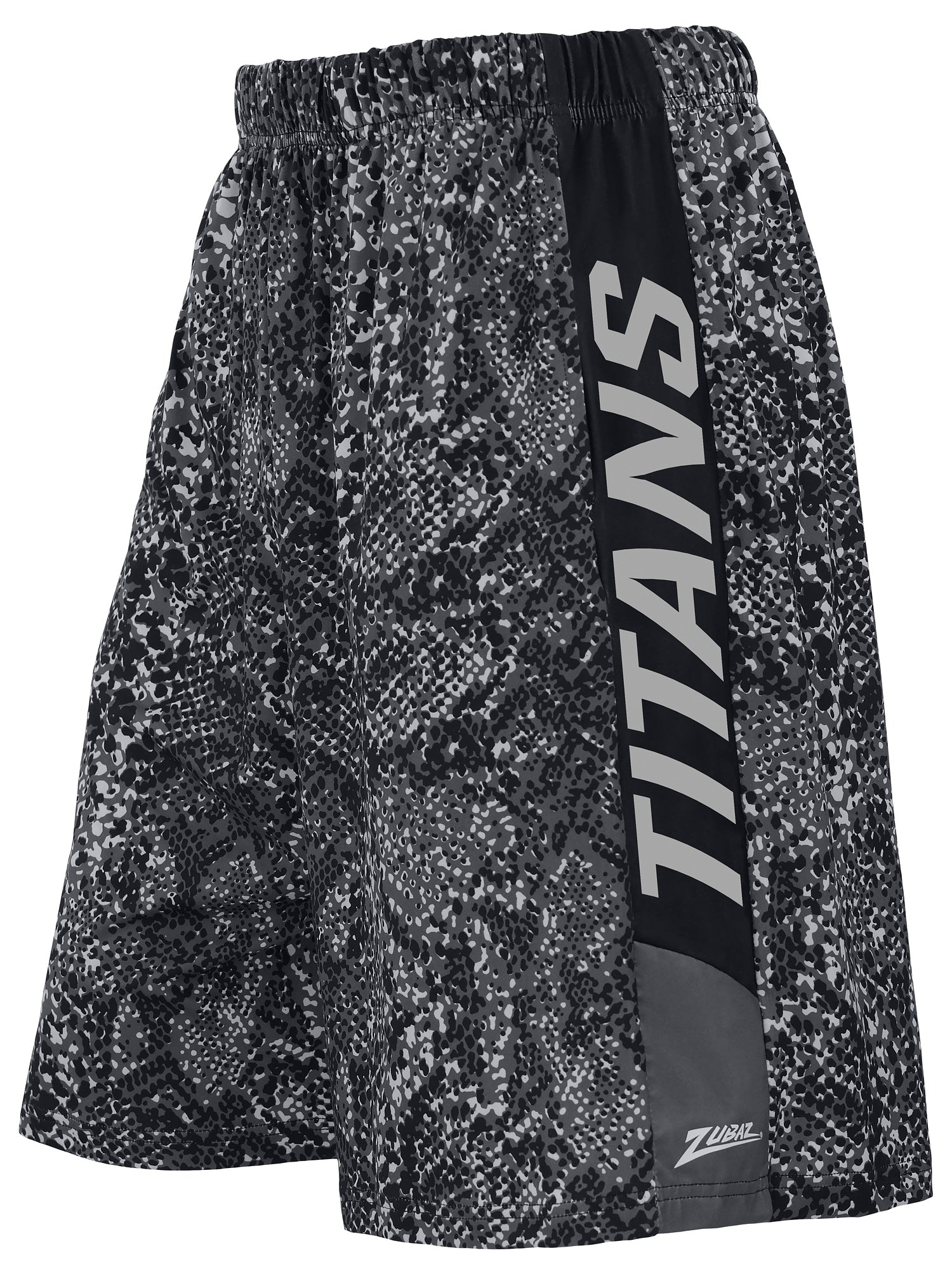 Zubaz NFL   Post Tonal Short 9in, TENNESSEE TITANS