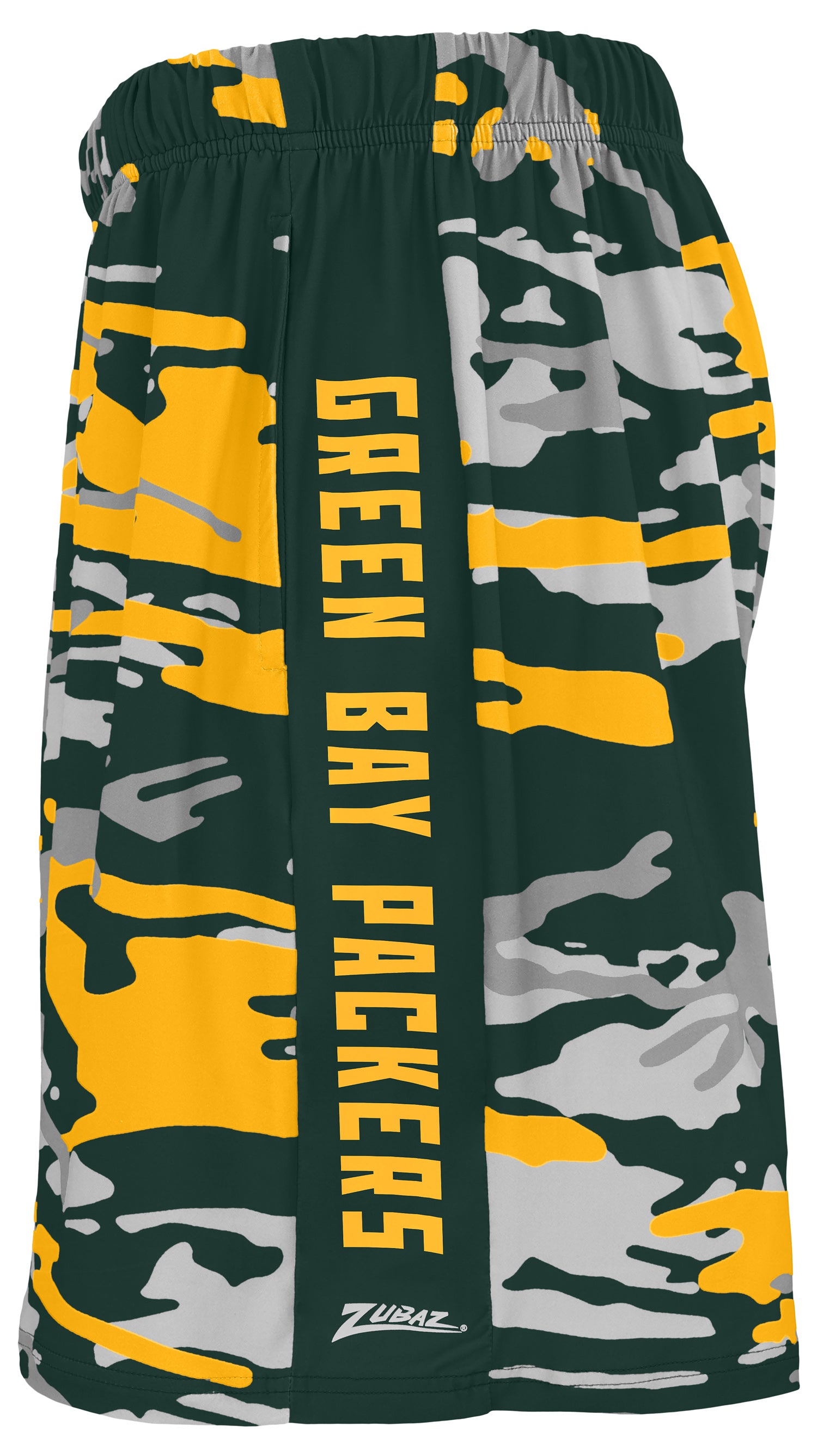 Zubaz NFL   Alt Camo Short 7in, GREEN BAY PACKERS