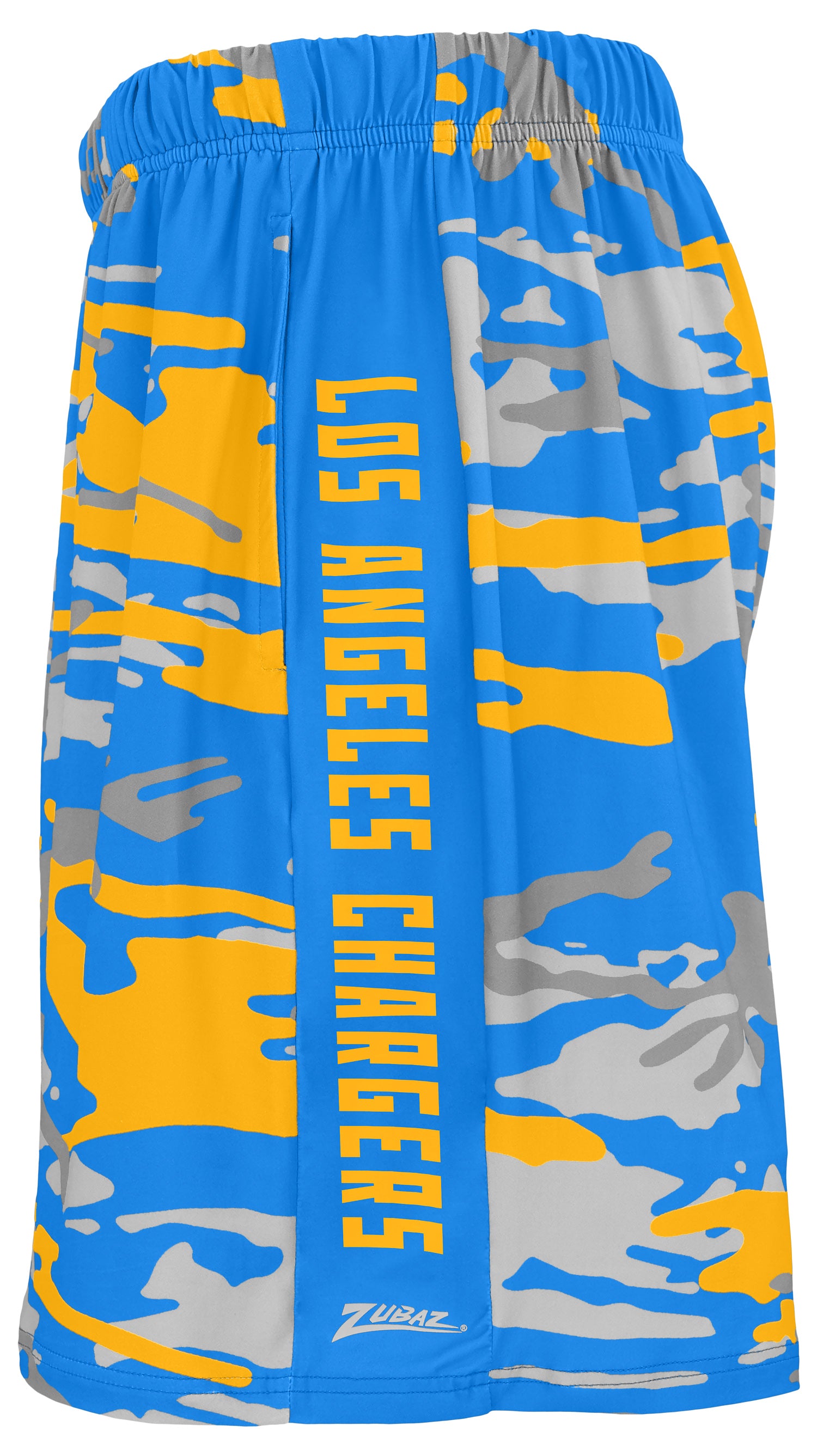Zubaz NFL   Alt Camo Short 7in, LOS ANGELES CHARGERS
