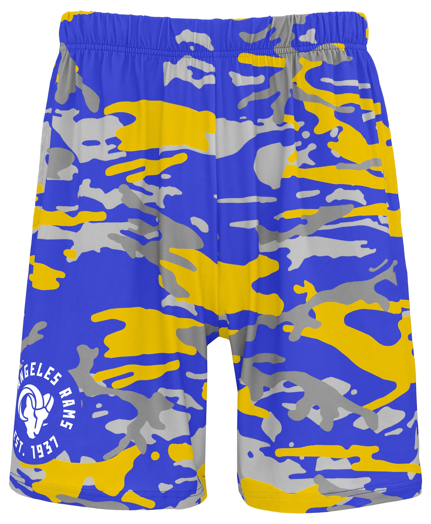 Zubaz NFL   Alt Camo Short 7in, LOS ANGELES RAMS