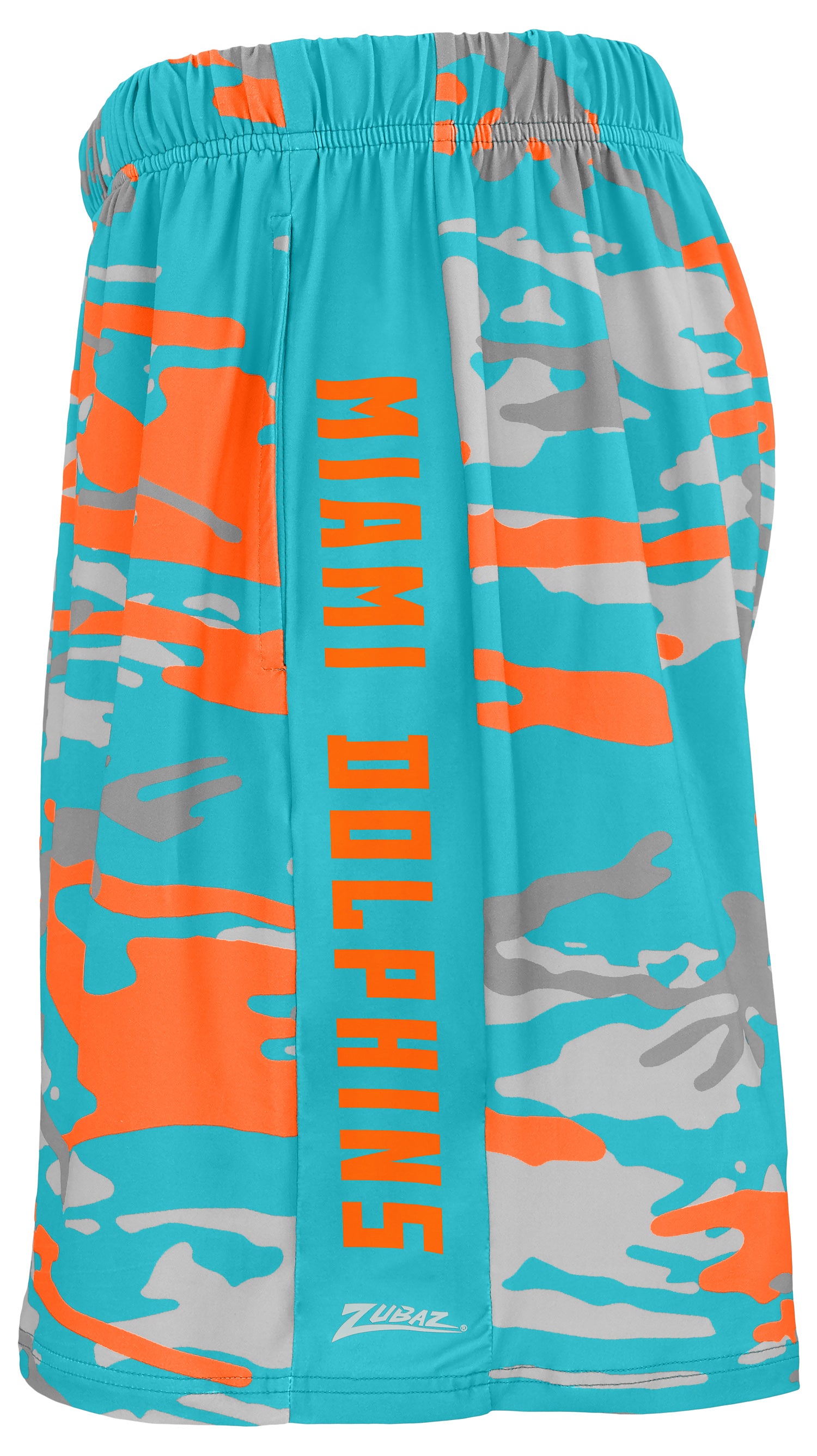 Zubaz NFL   Alt Camo Short 7in, MIAMI DOLPHINS