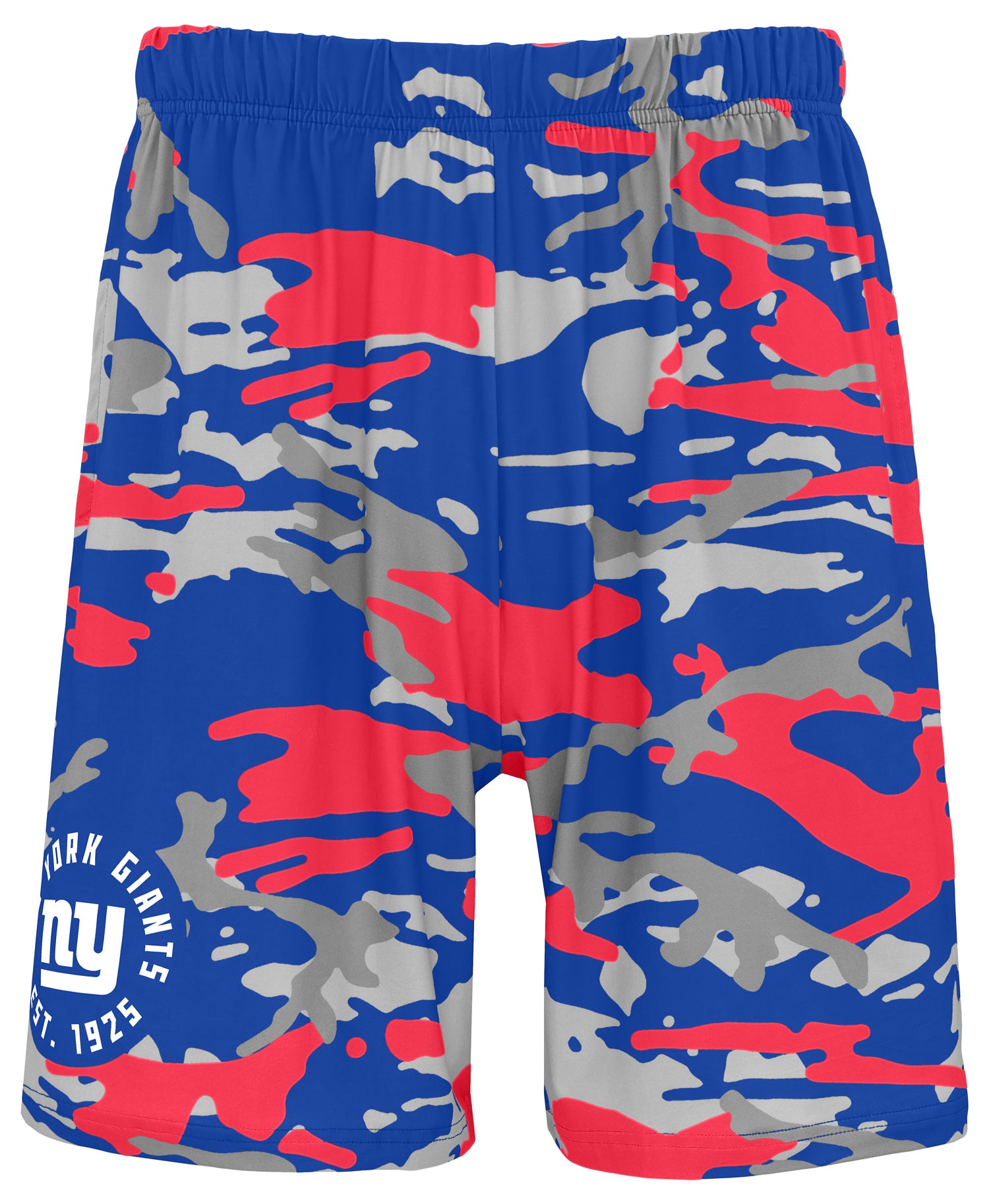 Zubaz NFL   Alt Camo Short 7in, NEW YORK GIANTS