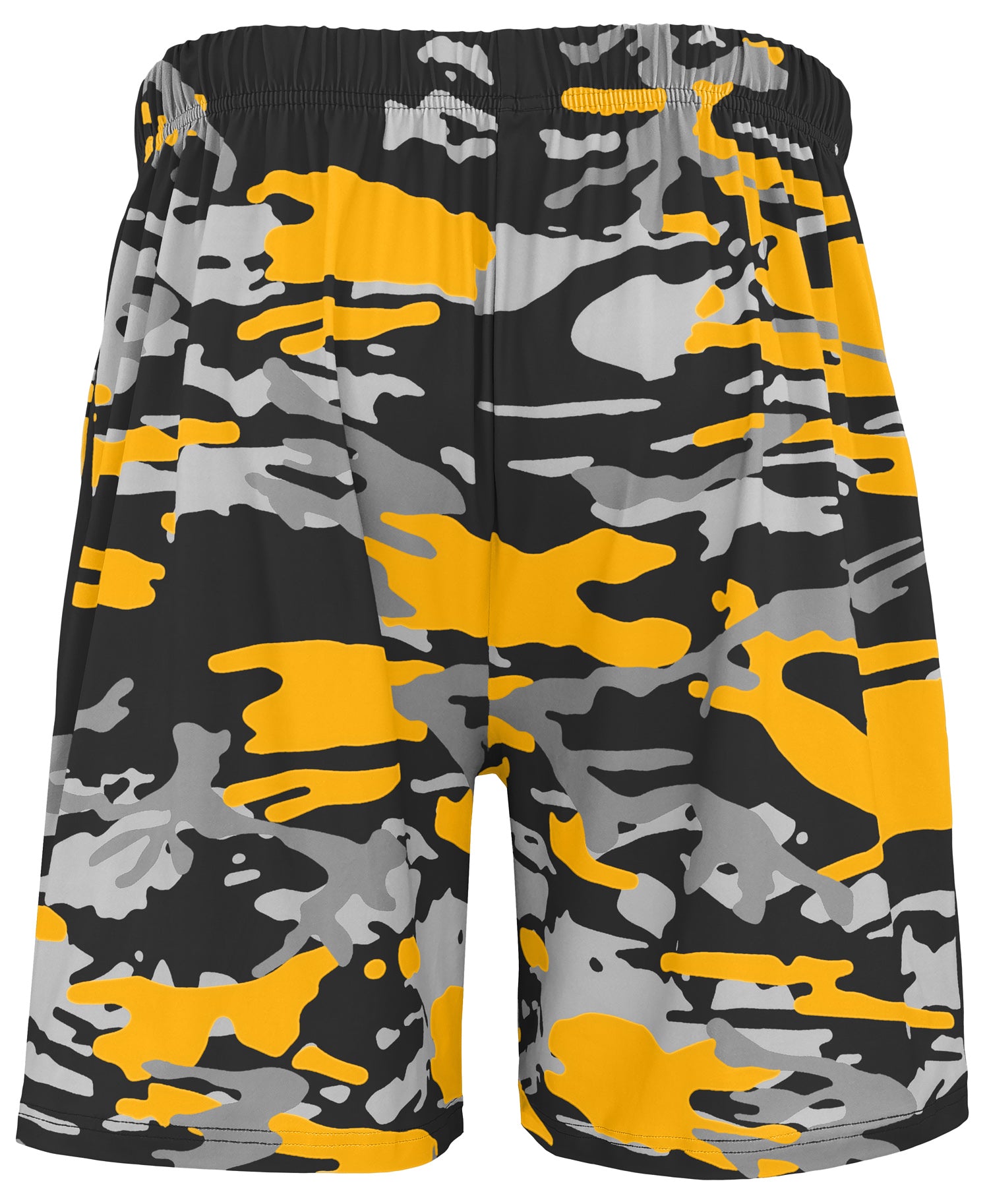Zubaz NFL Men's 7in Alternate Camo Established Block Text Shorts, Pitt
