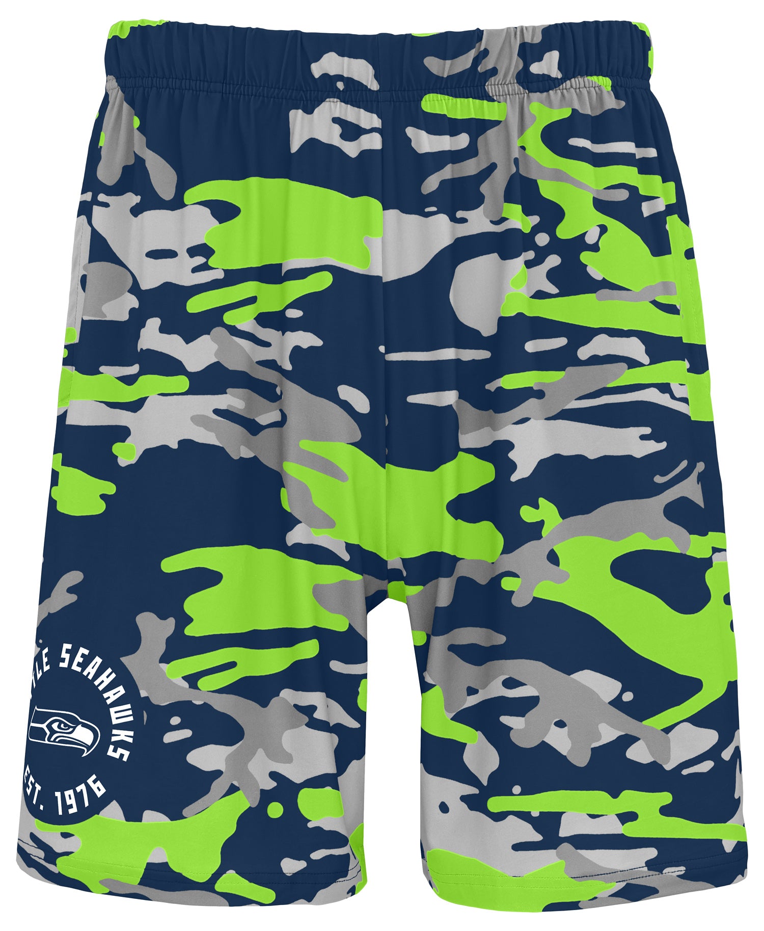 Zubaz NFL   Alt Camo Short 7in, SEATTLE SEAHAWKS