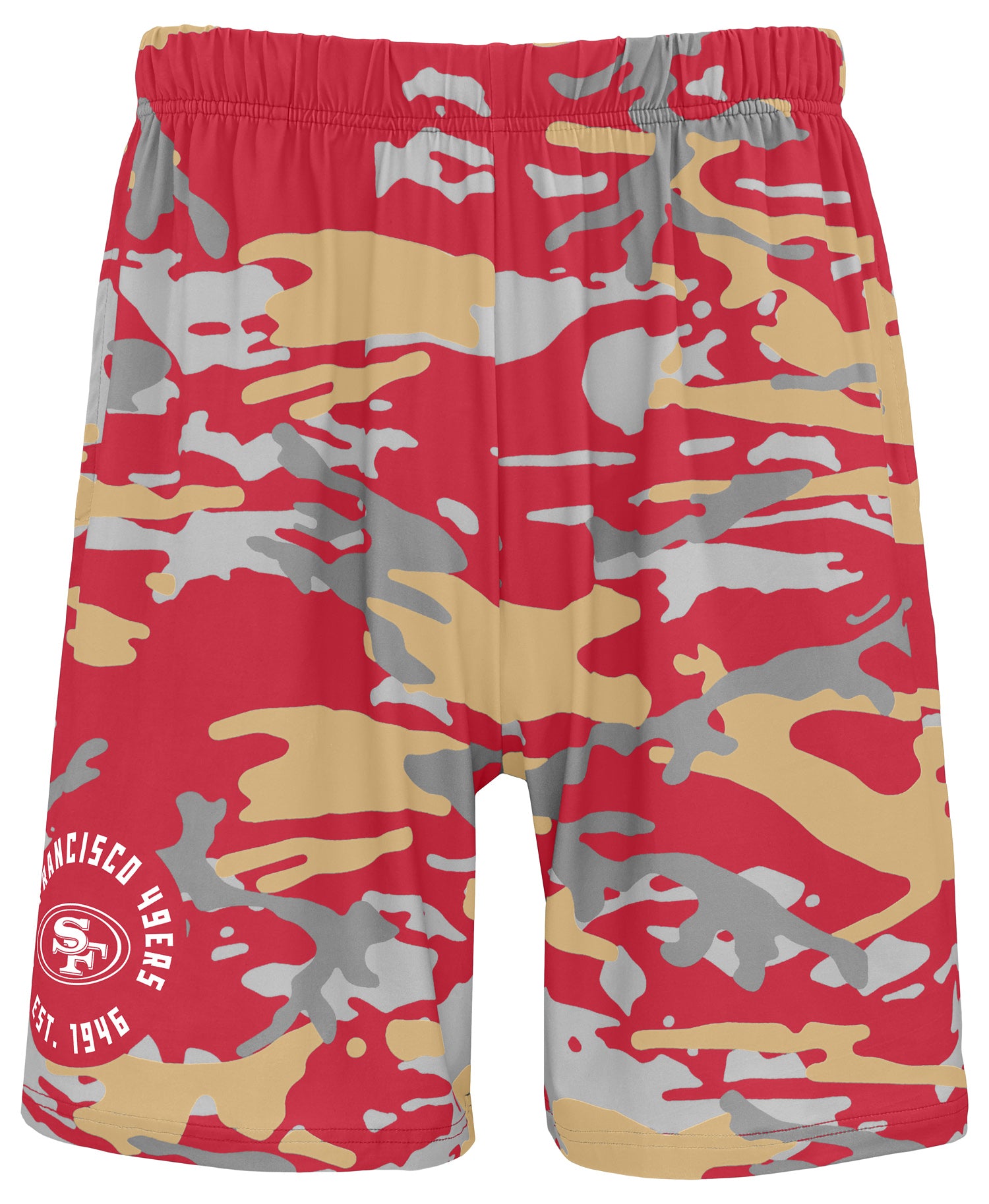 Zubaz NFL   Alt Camo Short 7in, SAN FRANCISCO 49ERS