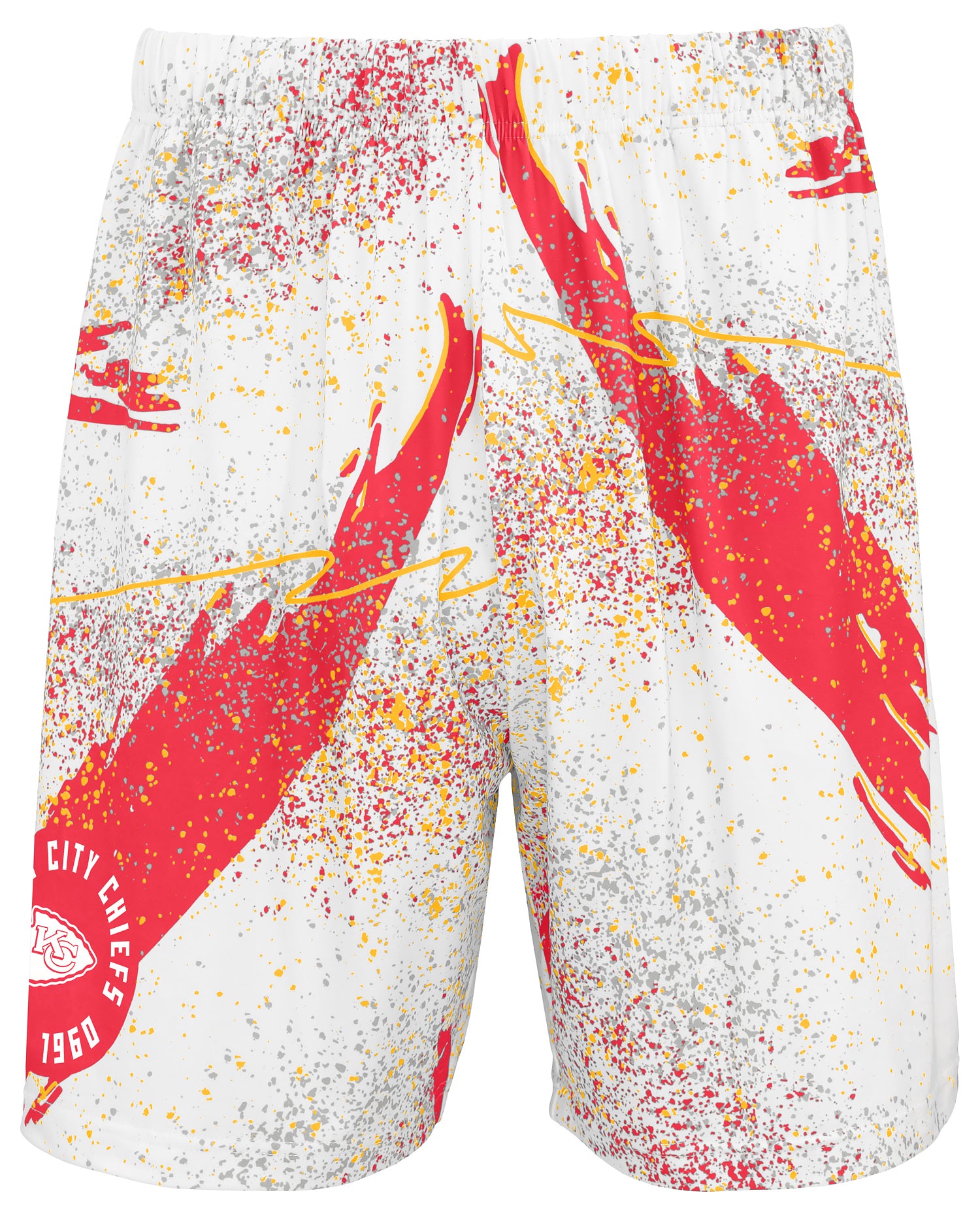 Zubaz NFL   Conffie Short 7in, KANSAS CITY CHIEFS