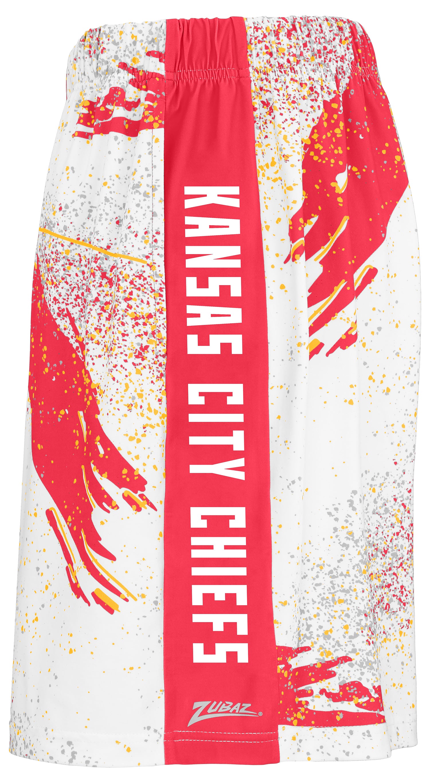 Zubaz NFL   Conffie Short 7in, KANSAS CITY CHIEFS
