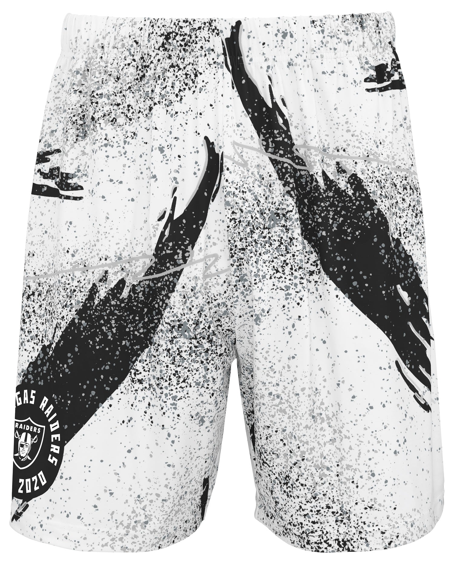 Zubaz NFL   Conffie Short 7in, LAS VEGAS RAIDERS