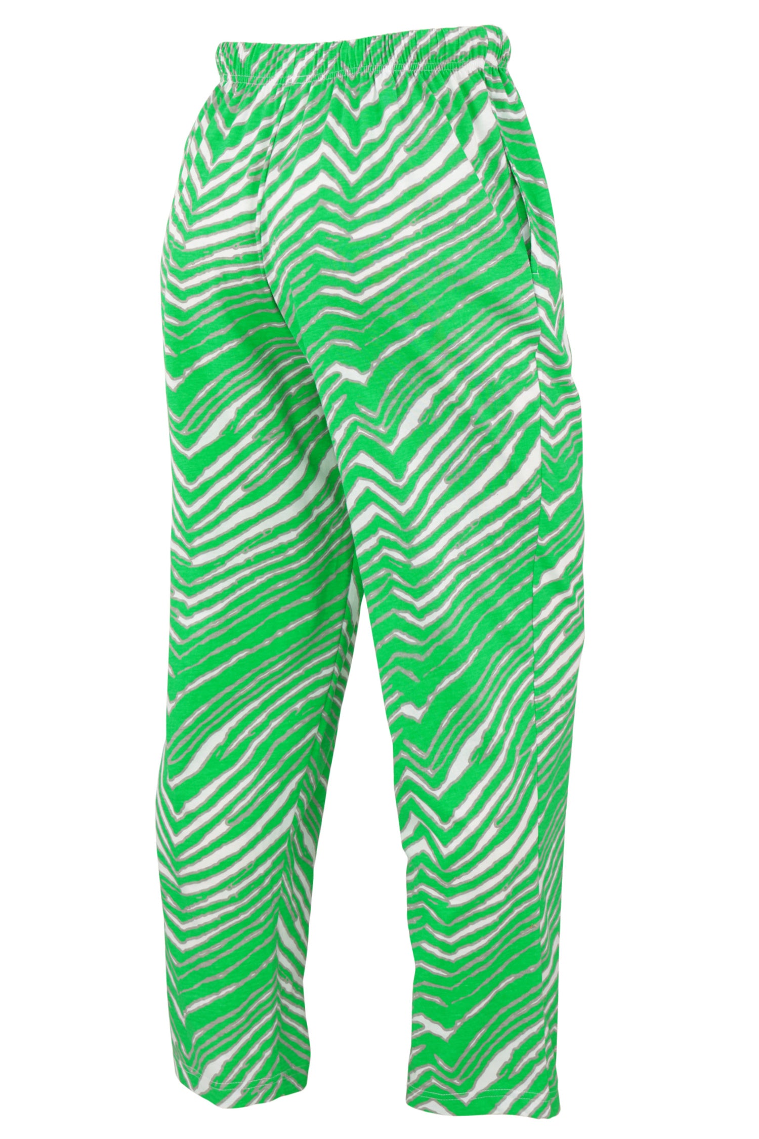 Zubaz NFL   Z88 3 Color Classic Zebra Screen Printed Logo Pant, PHILADELPHIA EAGLES