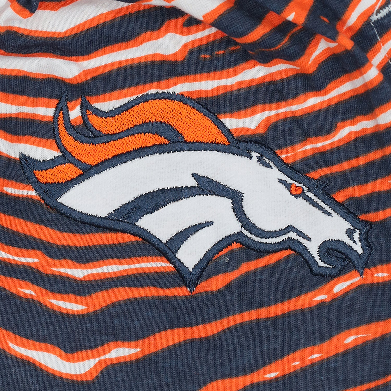 Zubaz NFL  UNISEX Z88 3 Color Zebra - Direct Embroidered Logo Pants, DENVER BRONCOS