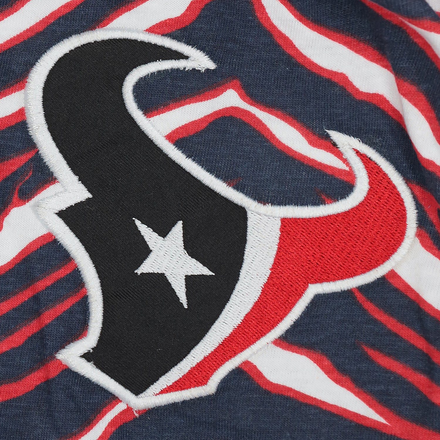Zubaz NFL  UNISEX Z88 3 Color Zebra - Direct Embroidered Logo Pants, HOUSTON TEXANS