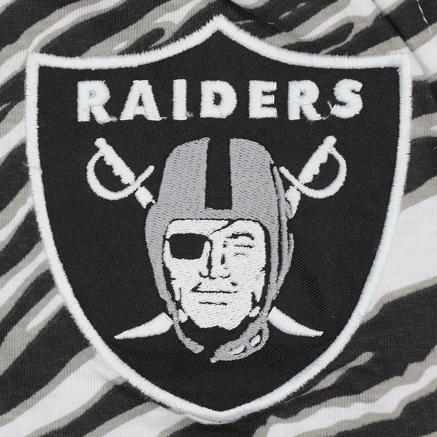 Zubaz NFL  UNISEX Z88 3 Color Zebra - Direct Embroidered Logo Pants, LAS VEGAS RAIDERS