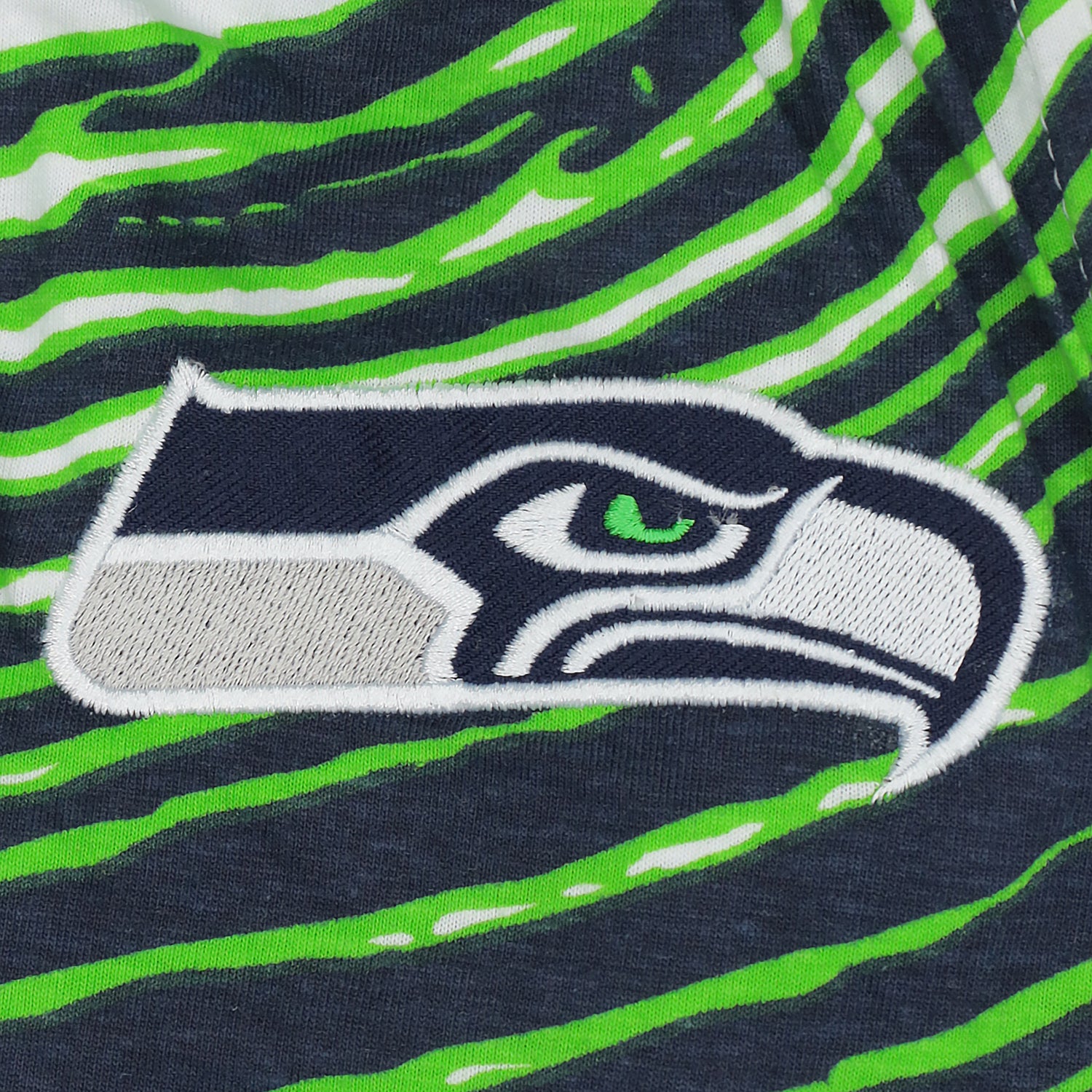 Zubaz NFL  UNISEX Z88 3 Color Zebra - Direct Embroidered Logo Pants, SEATTLE SEAHAWKS