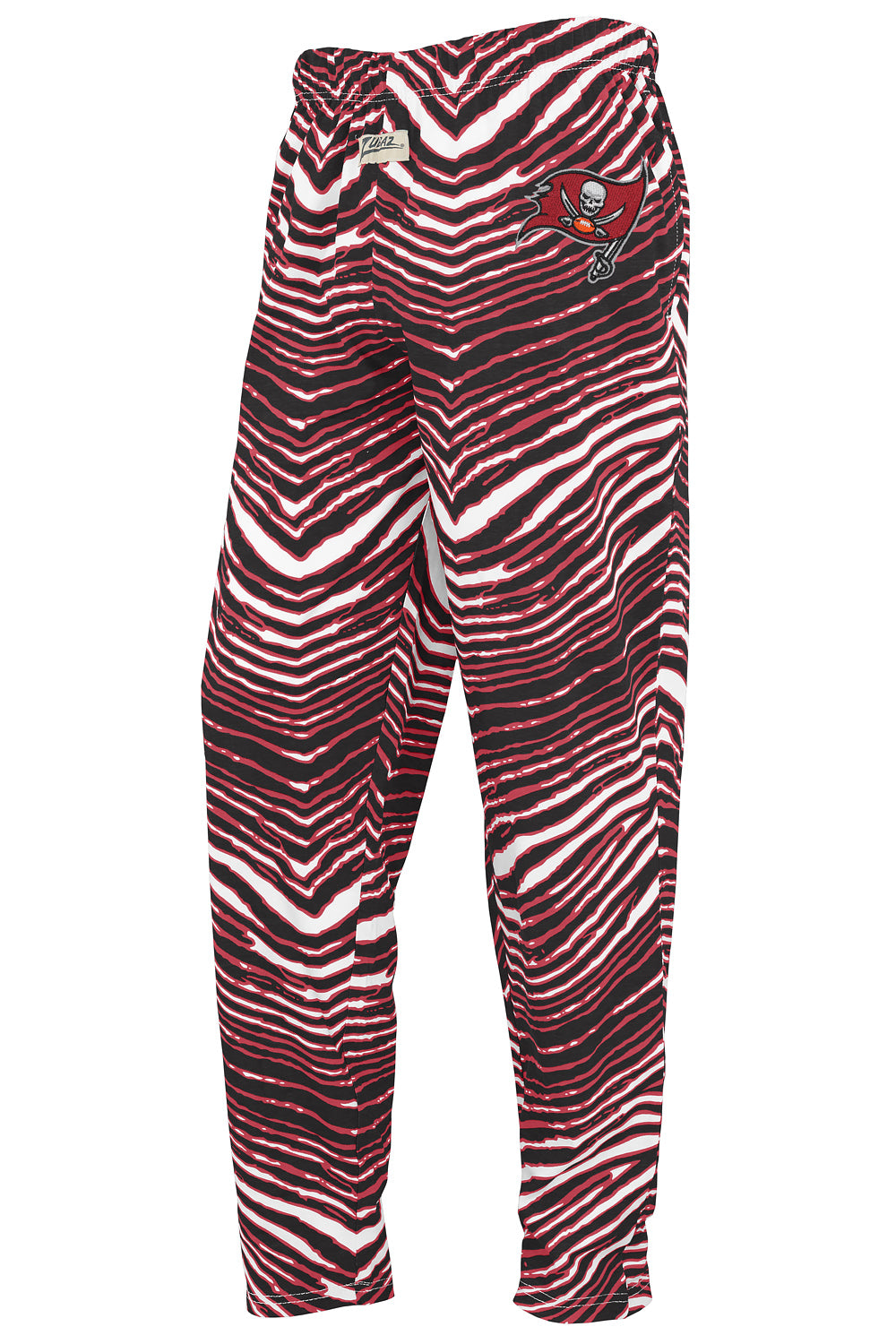 Zubaz NFL  UNISEX Z88 3 Color Zebra - Direct Embroidered Logo Pants, TAMPA BAY BUCCANEERS
