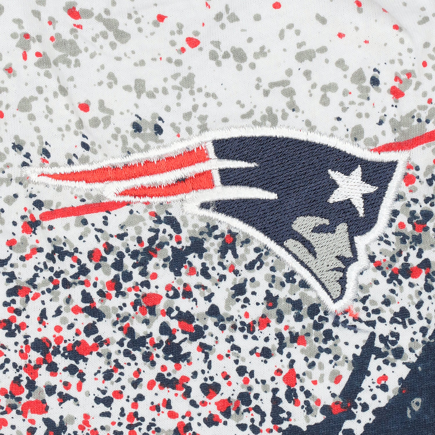 Zubaz NFL Adult Unisex Z88 Embroidered Confetti 3 Color Pants, New England Patriots