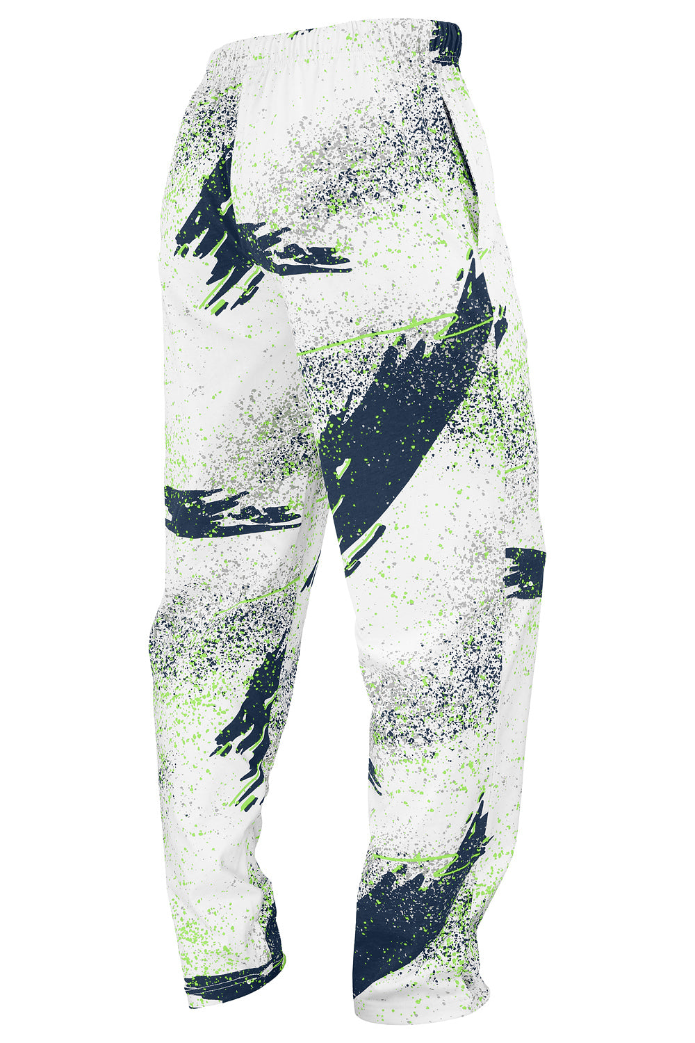 Zubaz NFL Adult Unisex Z88 Embroidered Confetti 3 Color Pants, Seattle Seahawks