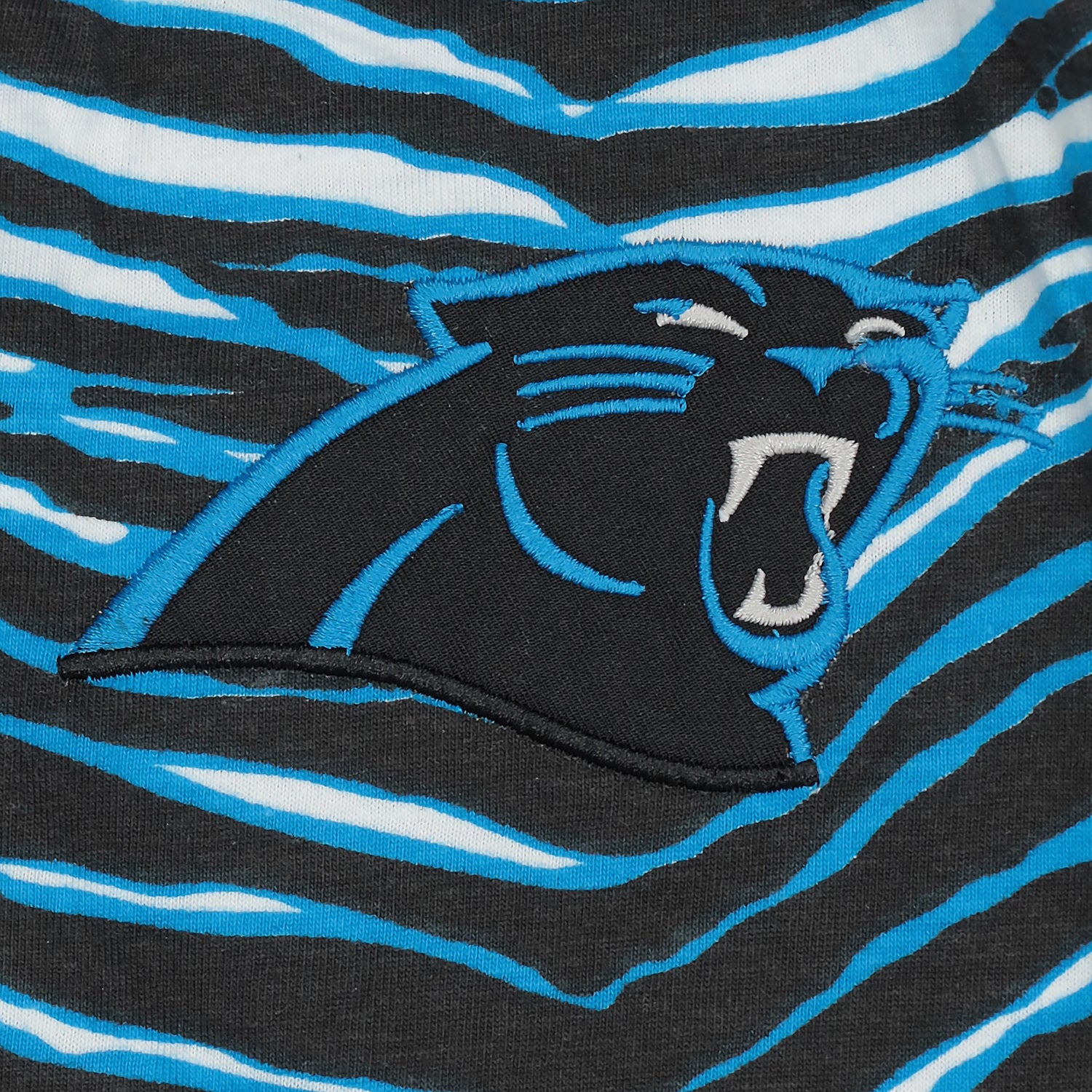 Zubaz NFL  UNISEX Z88 Kids Zebra 3C Embroidered Pant, CAROLINA PANTHERS
