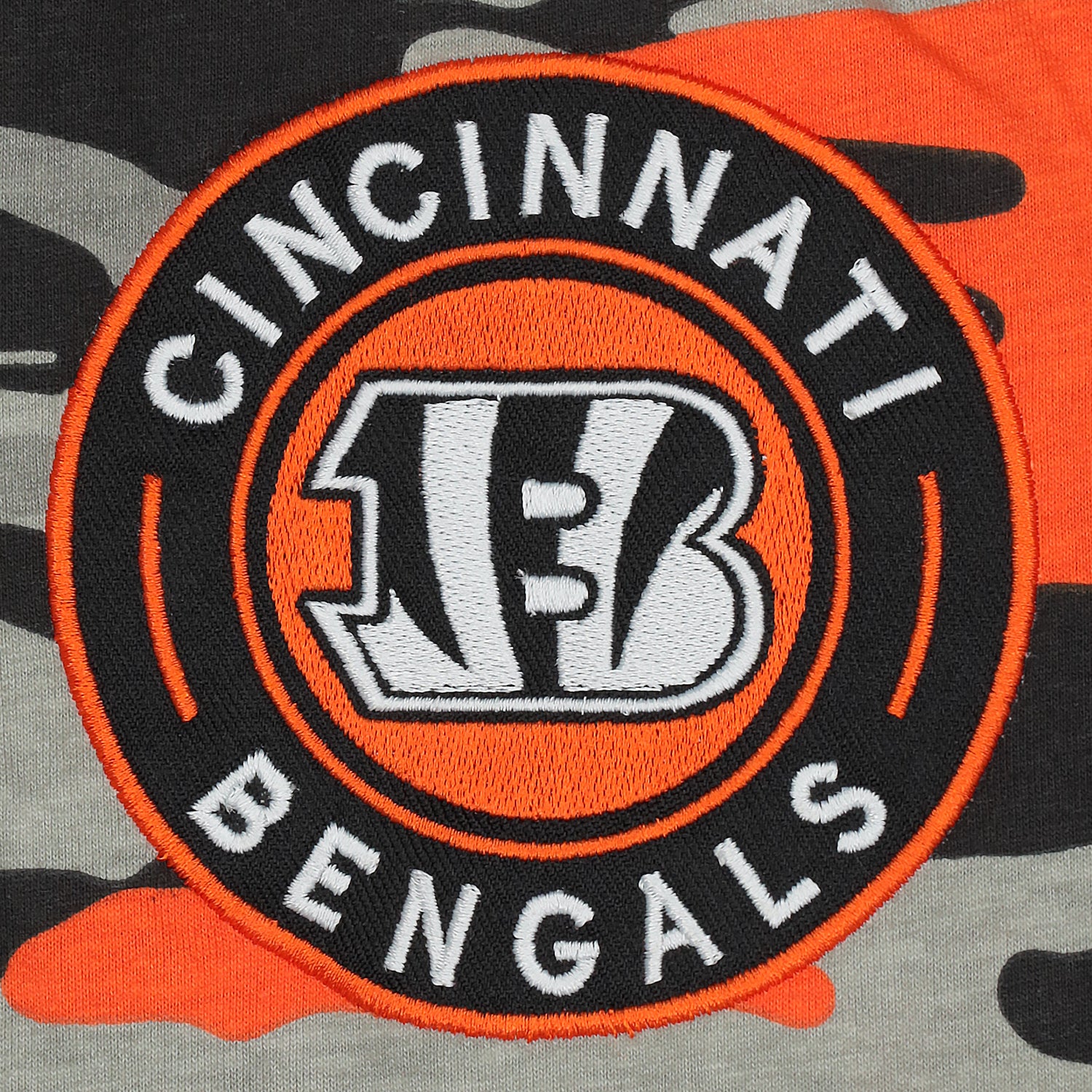 Zubaz NFL Adult Unisex Z88 Embroidered Alt Camo Pants, Cincinnati Beng