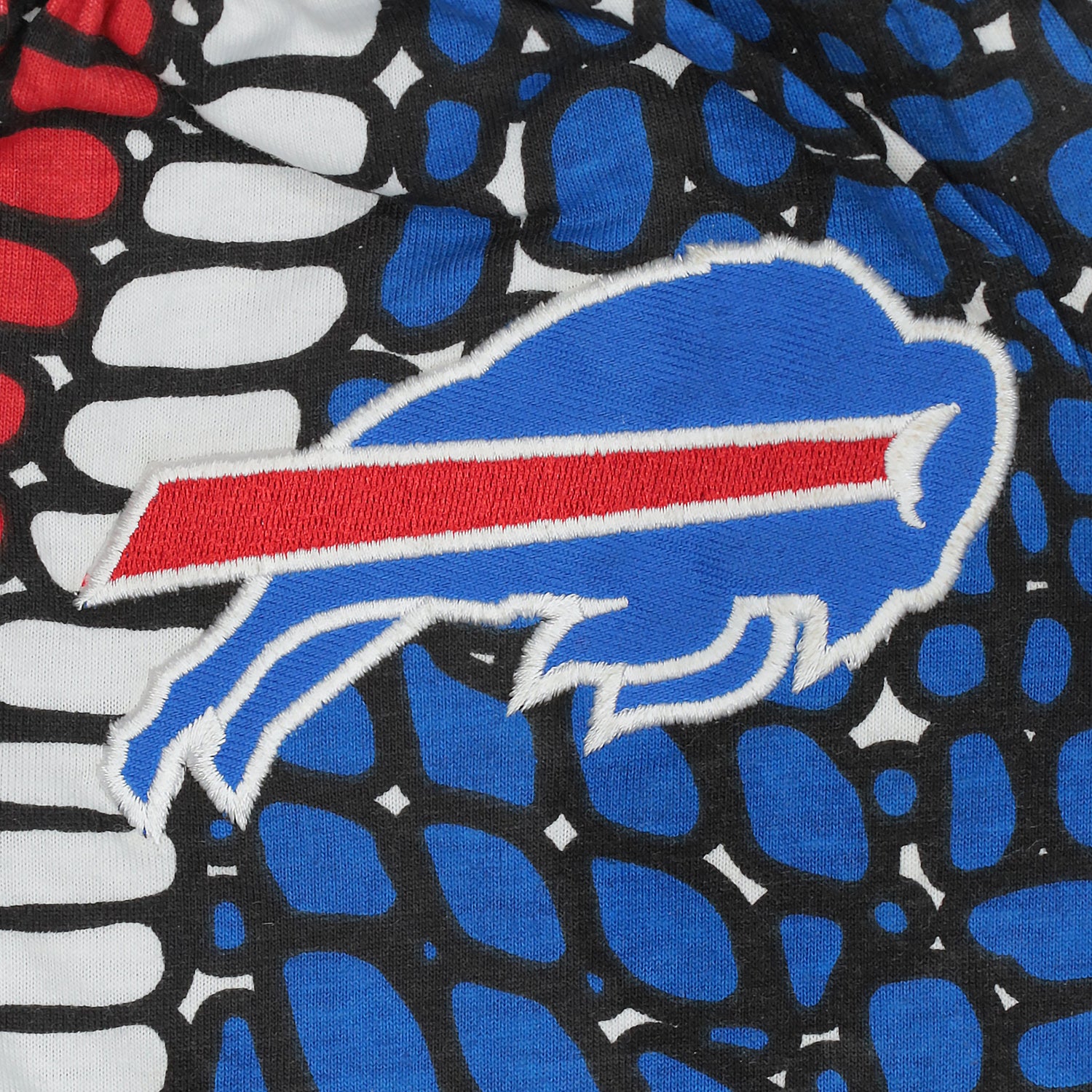 Zubaz NFL Adult Unisex Z88 Embroidered Gator 3 Color Shorts, Buffalo B