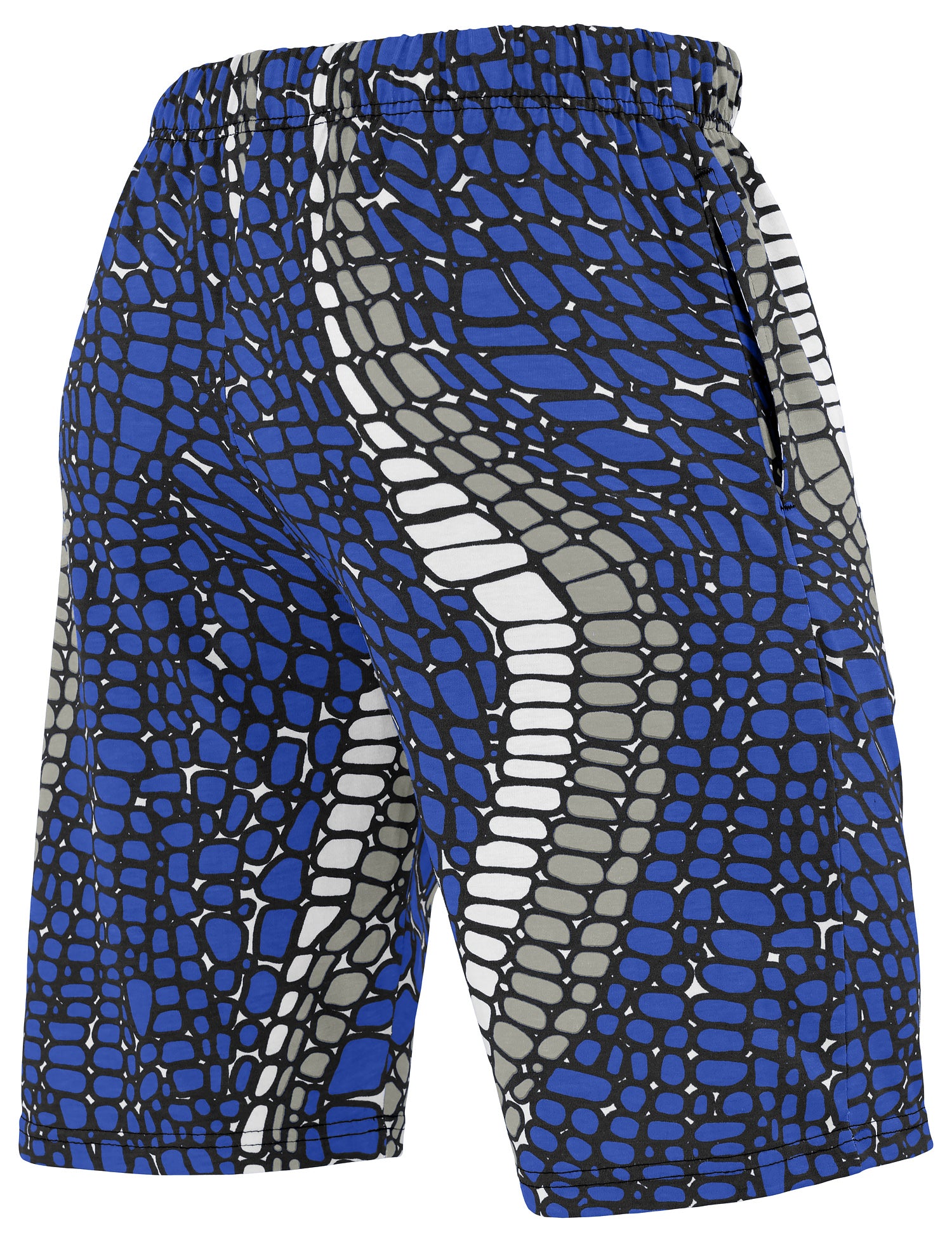 Zubaz NFL Adult Unisex Z88 Embroidered Gator 3 Color Shorts, Indianapolis Colts