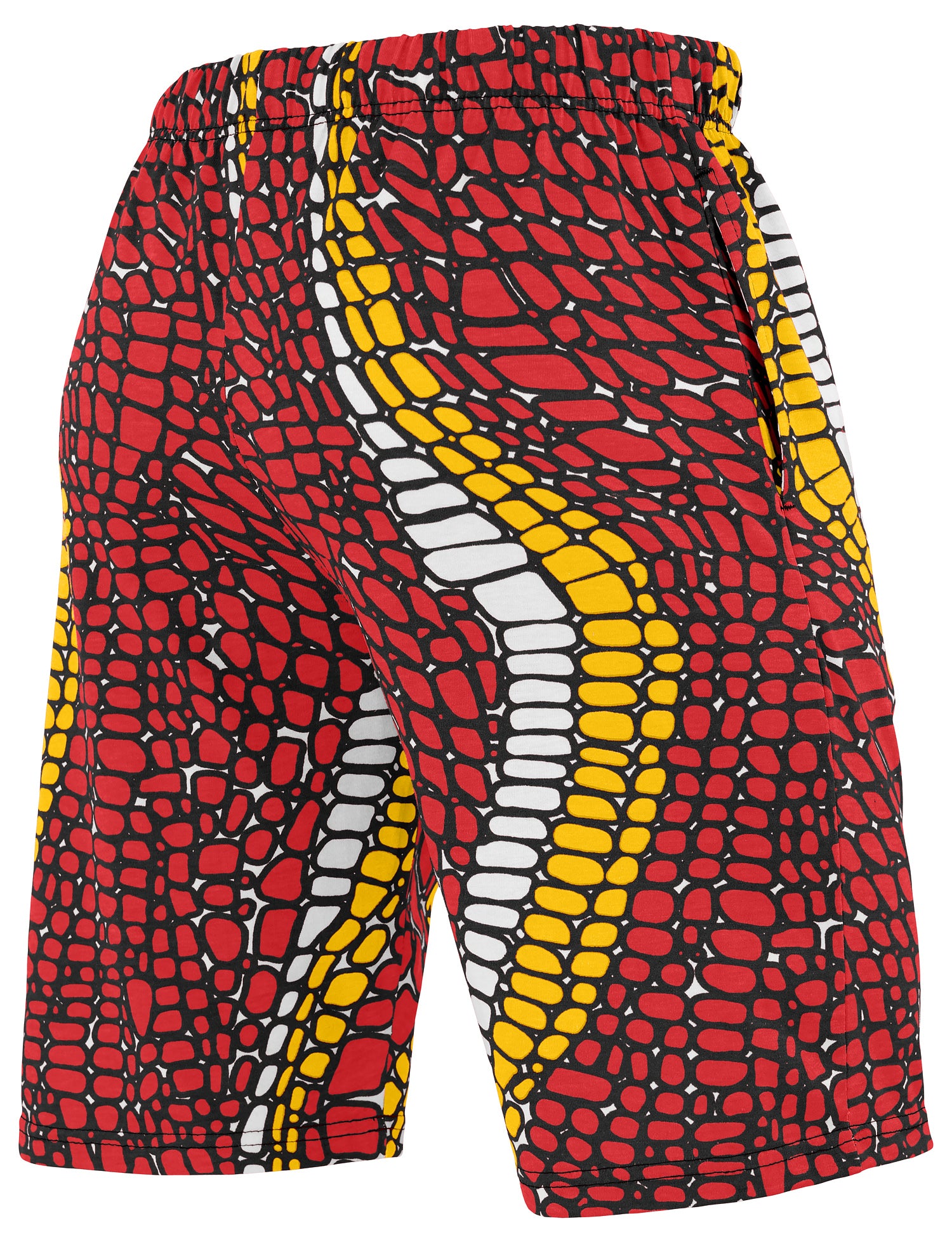Zubaz NFL Adult Unisex Z88 Embroidered Gator 3 Color Shorts, Kansas City Chiefs